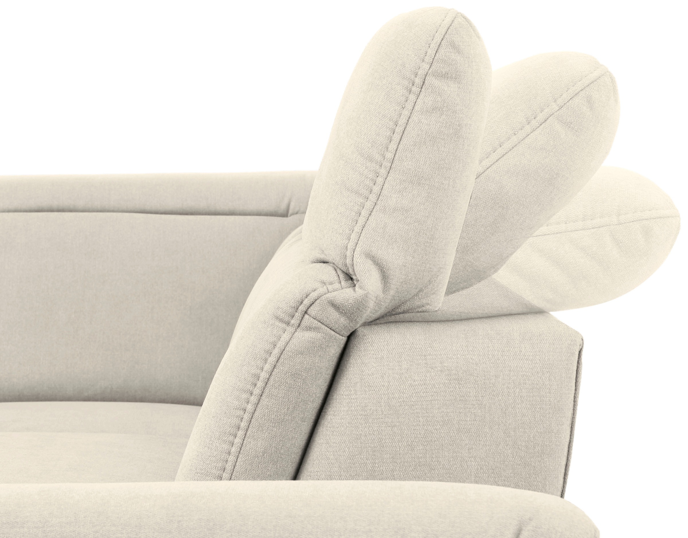 Home affaire Ecksofa »Mauritius L-Form«, mit Ottomane, mit Kopfteil- und Armlehnverstellung