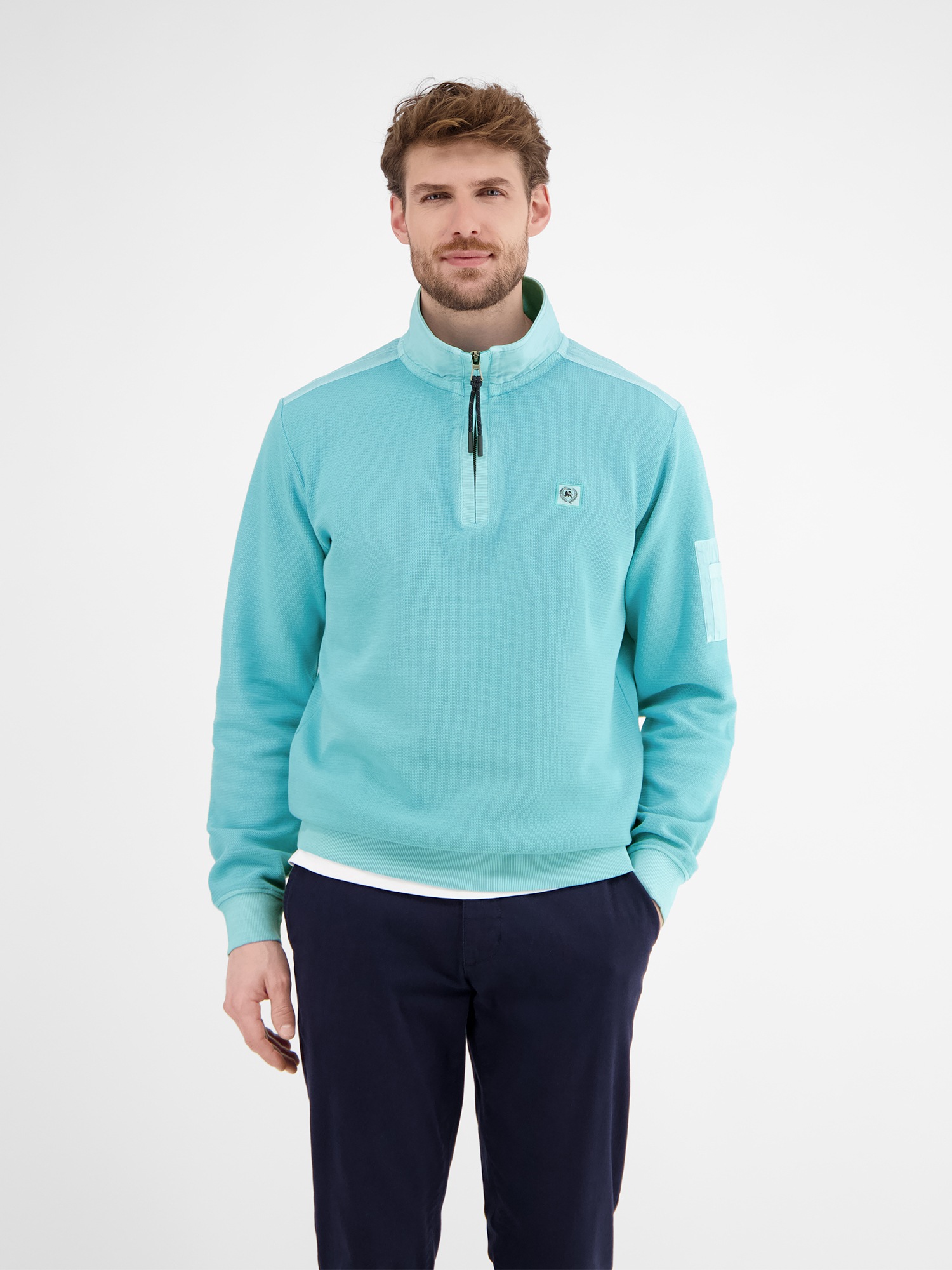 LERROS Sweatshirt "Sweattroyer in Zig-Zag-Struktur" günstig online kaufen