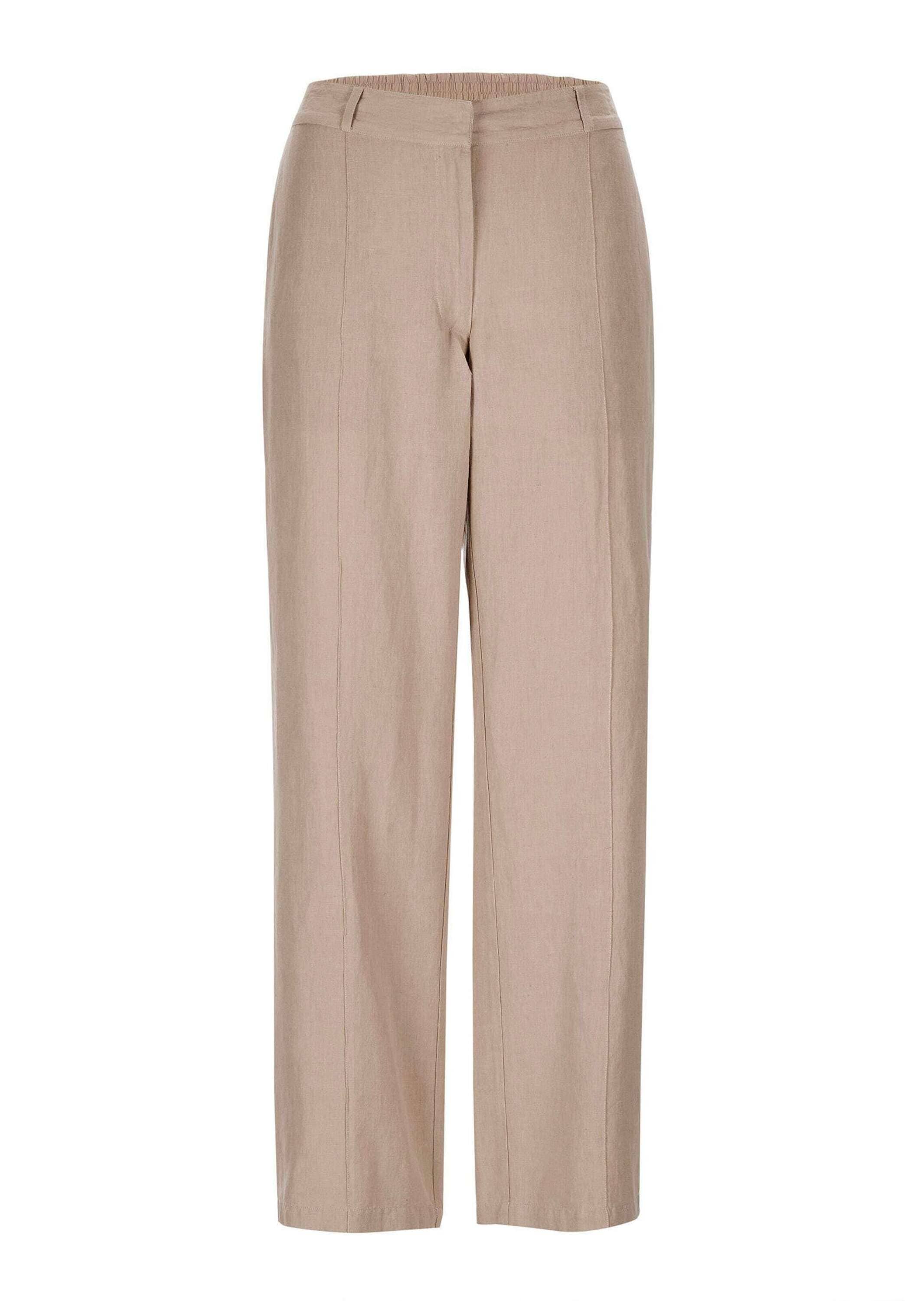 GOLDNER Stoffhose "Kurzgröße Sommerhose VERA mit weitem Bein" günstig online kaufen