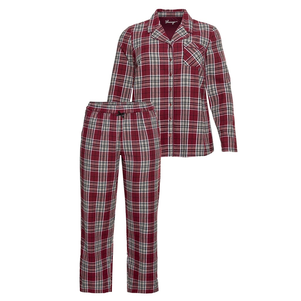 Sheego Pyjama »Schlafanzugset«, (Set)