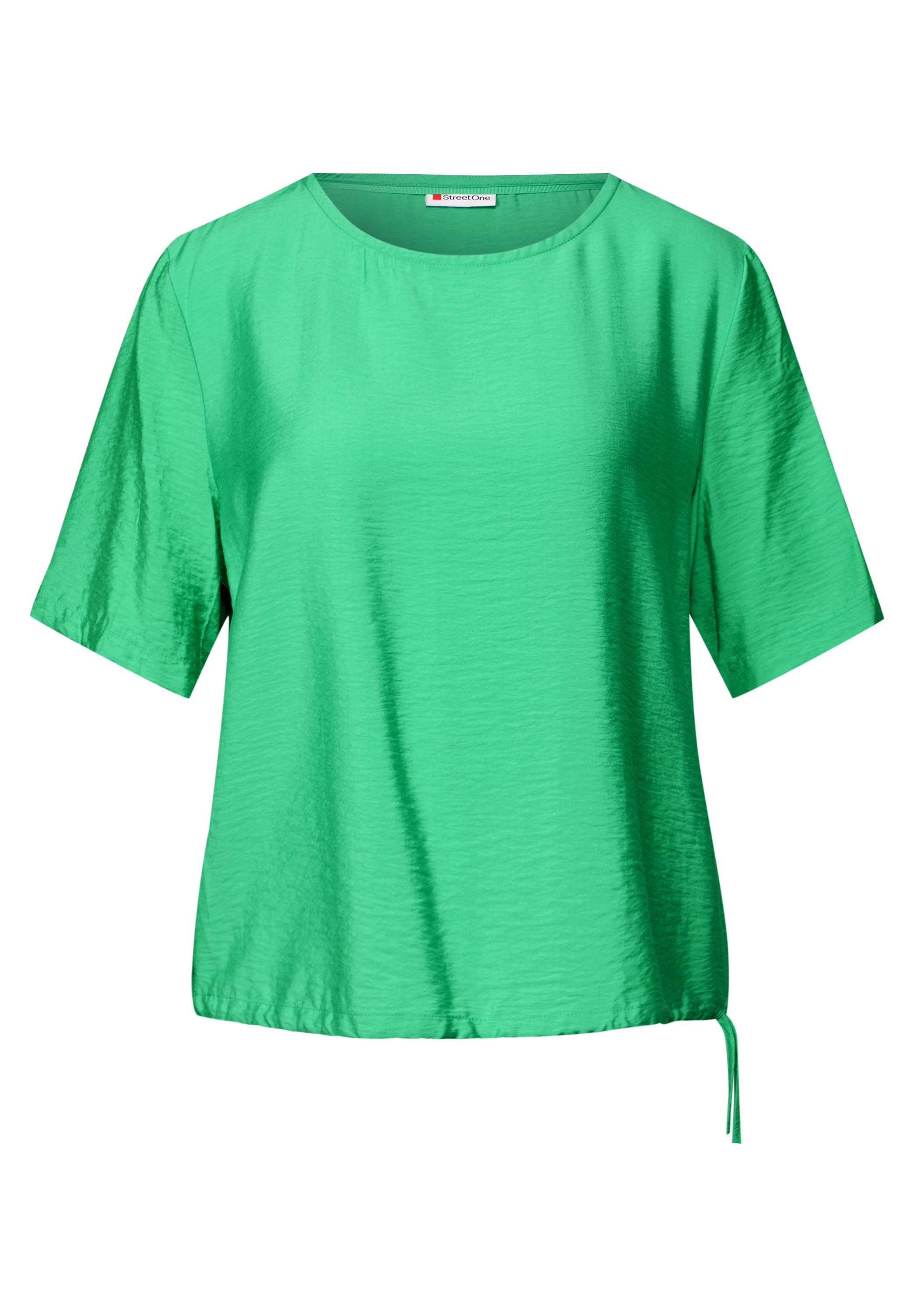 STREET ONE Klassische Bluse, mit Tunnelzug am Saum
