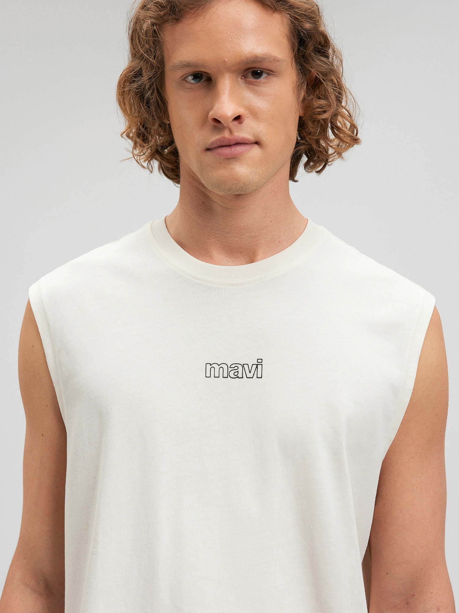 Mavi T-Shirt »MAVI PRINTED SLEEVELESS TEE«, Top mit Logo
