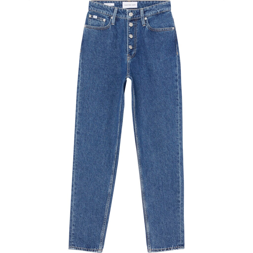Calvin Klein Jeans Mom-Jeans, mit 4-Knopf-Form-Verschluss