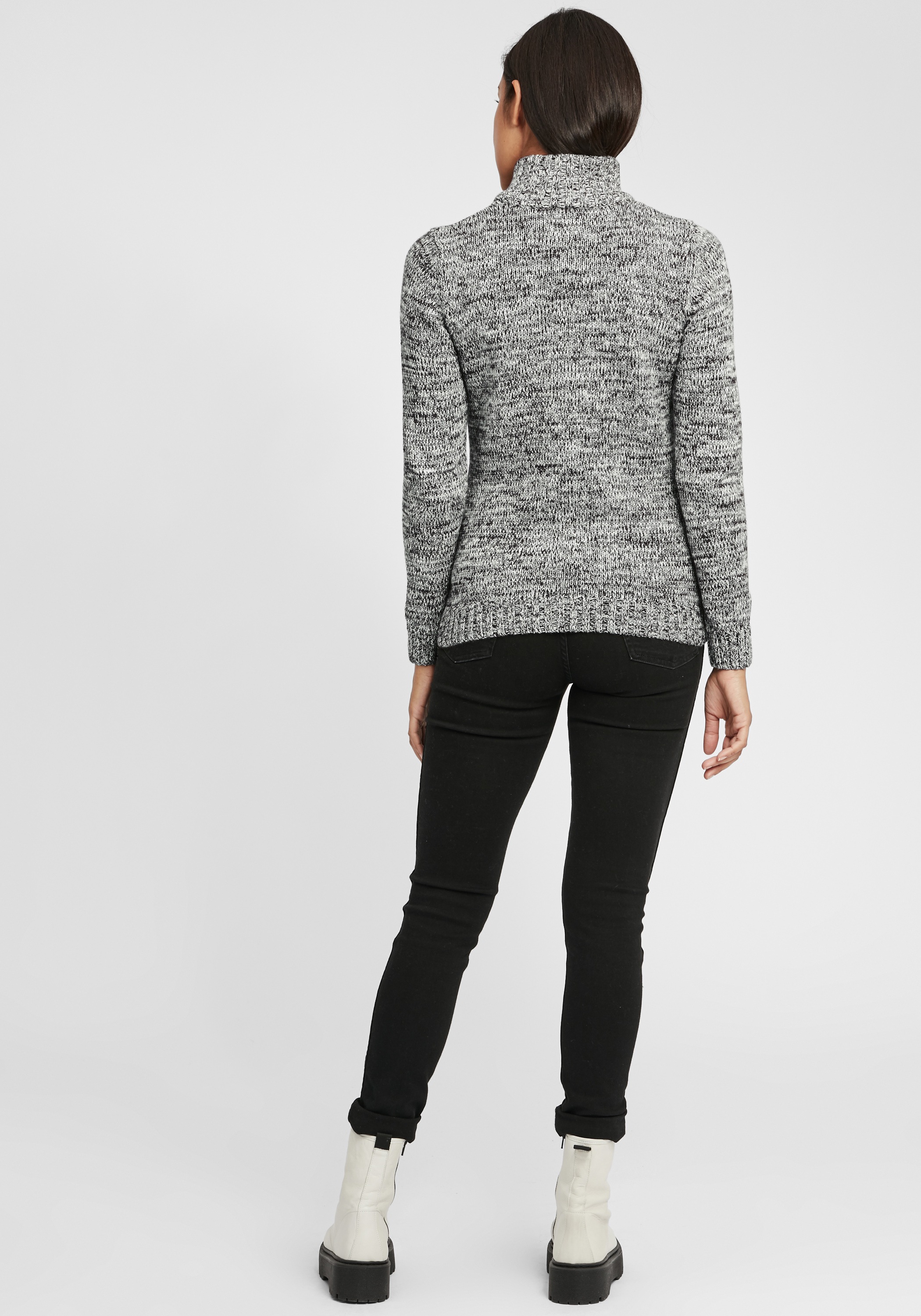 OXMO Strickfleece-Pullover »Strickpullover OXPhiklicita«