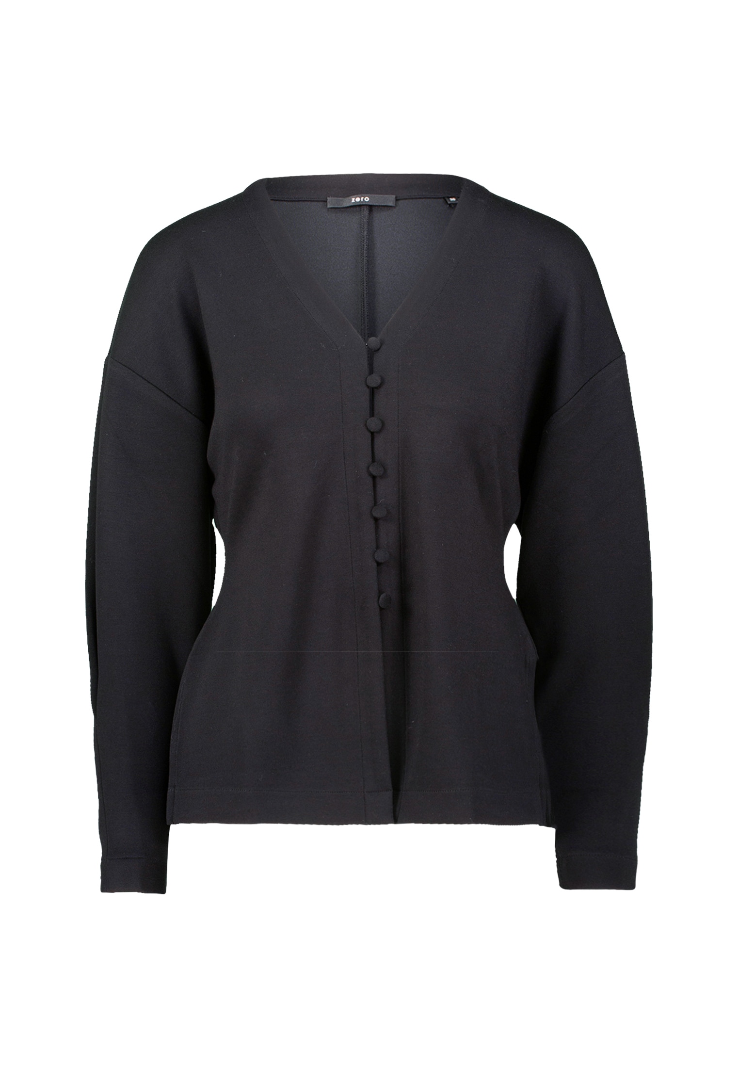 Zero Sweatjacke »Damen mit Knopfleiste« Knopfleiste