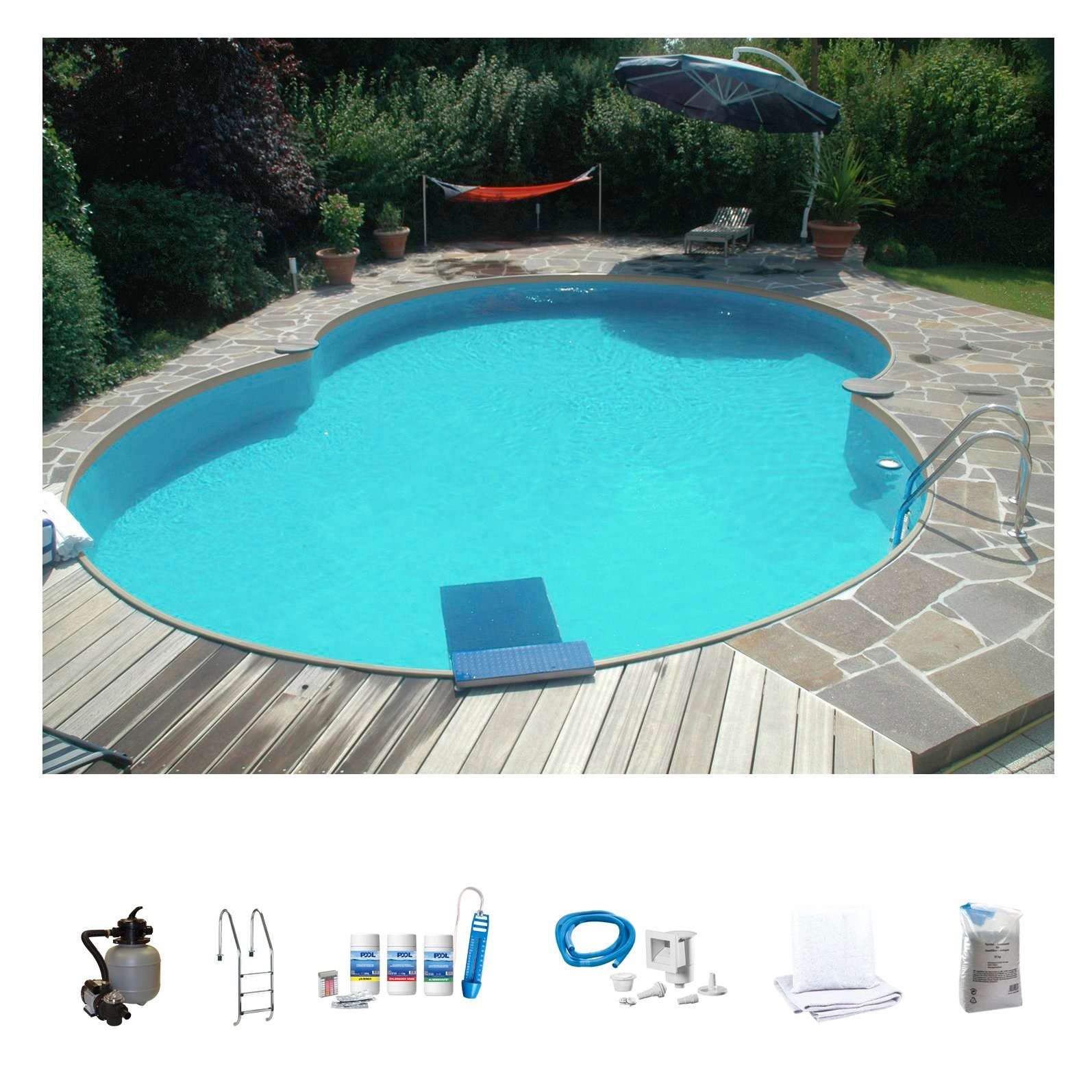 my POOL BWT Achtformpool "SAMOA 3" in verschiedenen Größen erhältlich günstig online kaufen