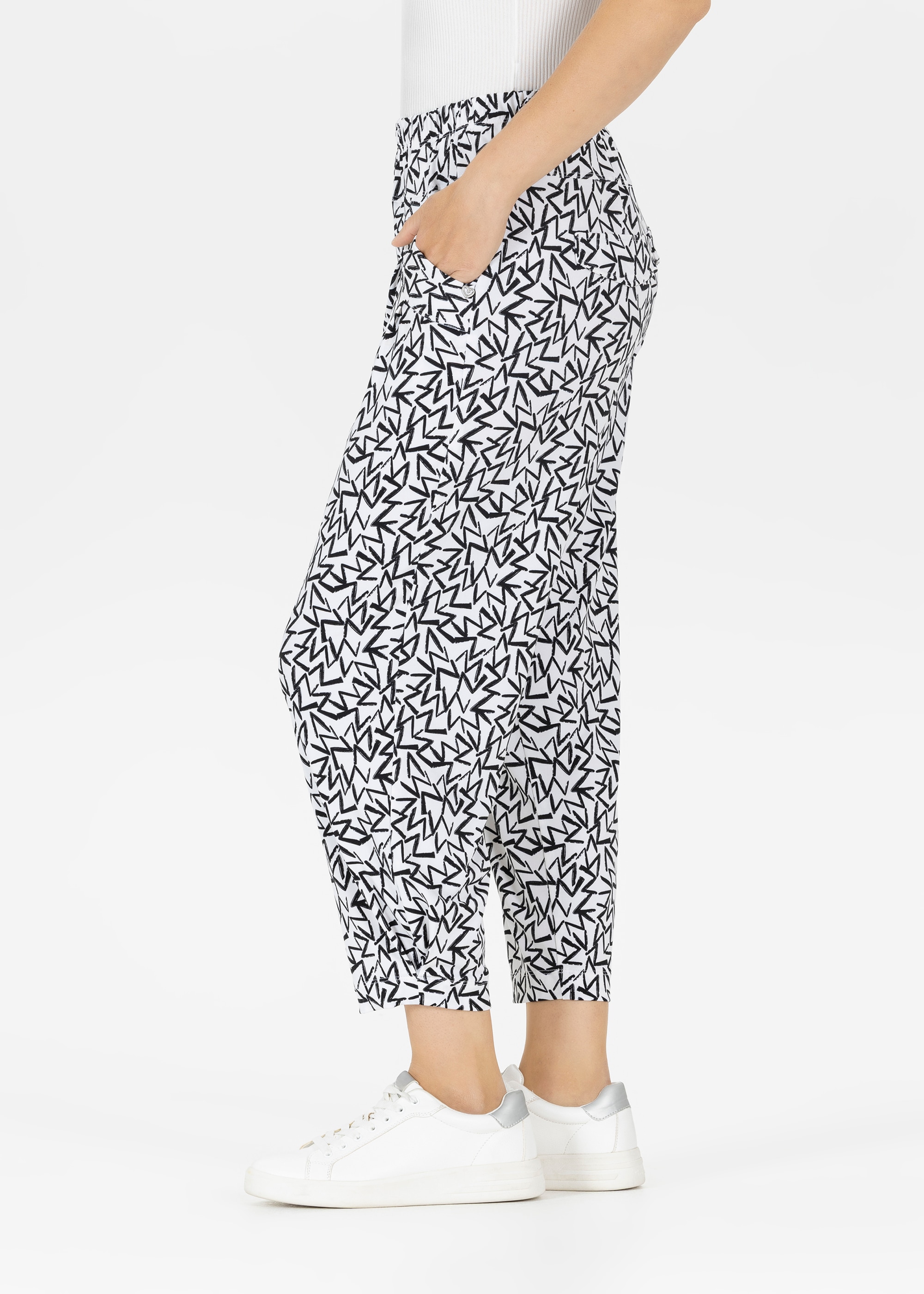 Stehmann 3/4-Hose  mit All-Over Print