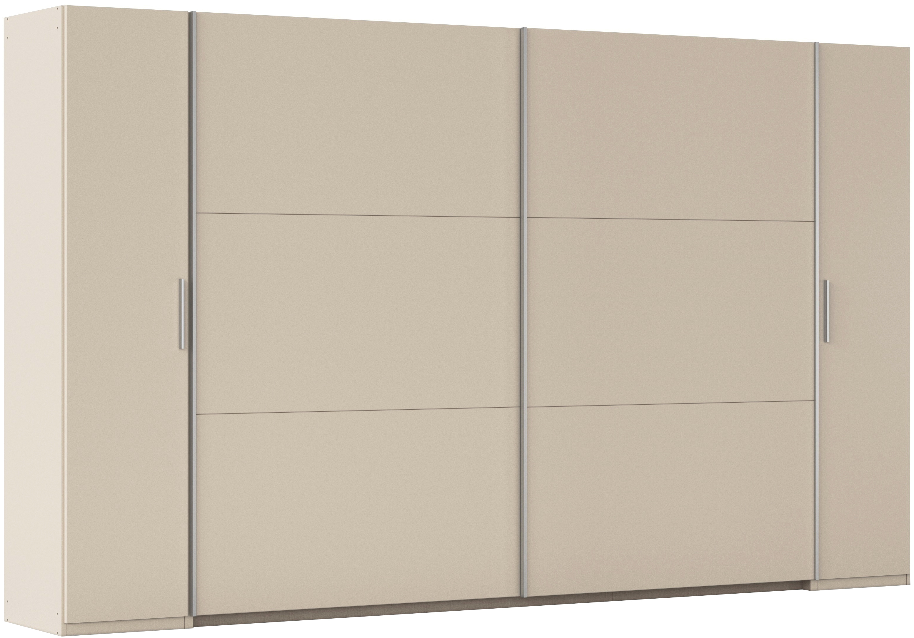 rauch Schwebetürenschrank "Kleiderschrank Drehtürenschrank Schrank Garderobe KRONACH" in 3 Ausstattungen BASIC/CLASSIC/PREMIUM, Breiten 225/268/311/354 cm, mit Dreh- und Schwebetüren und vielen Einlegeböden MADE IN GERMANY