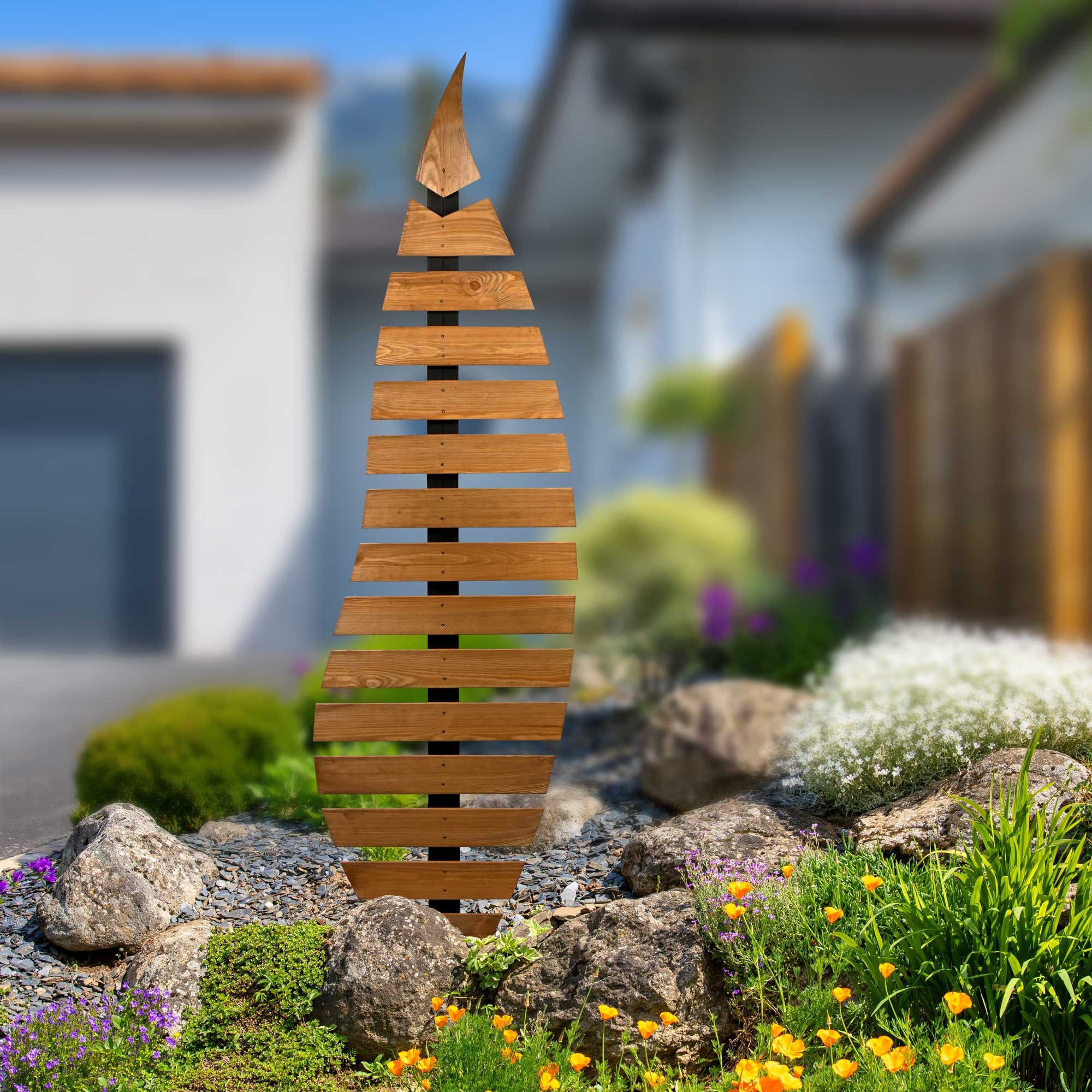 dobar Rankhilfe "Design Rankgitter "Abstractus"" 51 x 6 x 197 cm (L x B x H günstig online kaufen