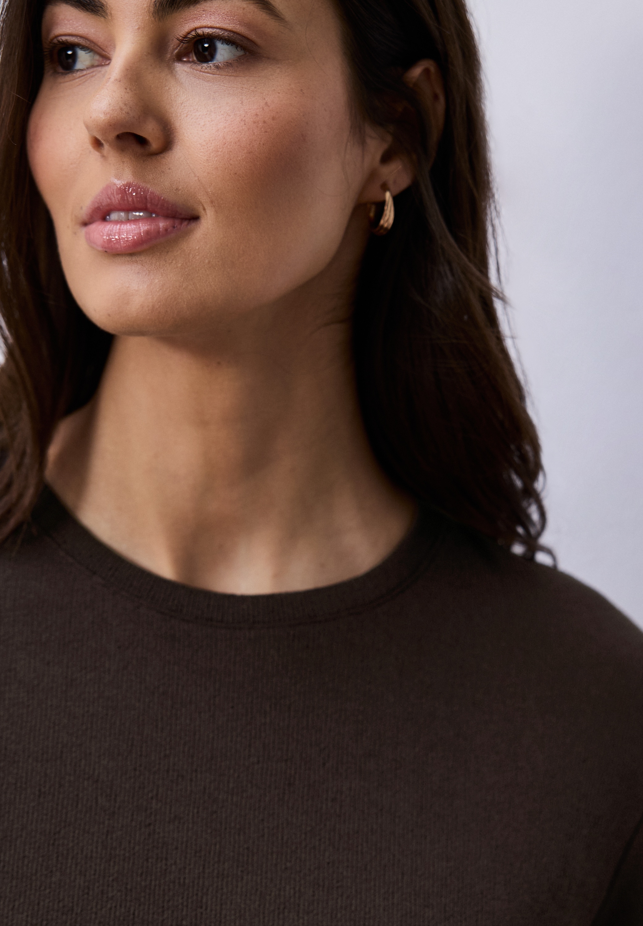 STREET ONE T-Shirt im Strick-Look