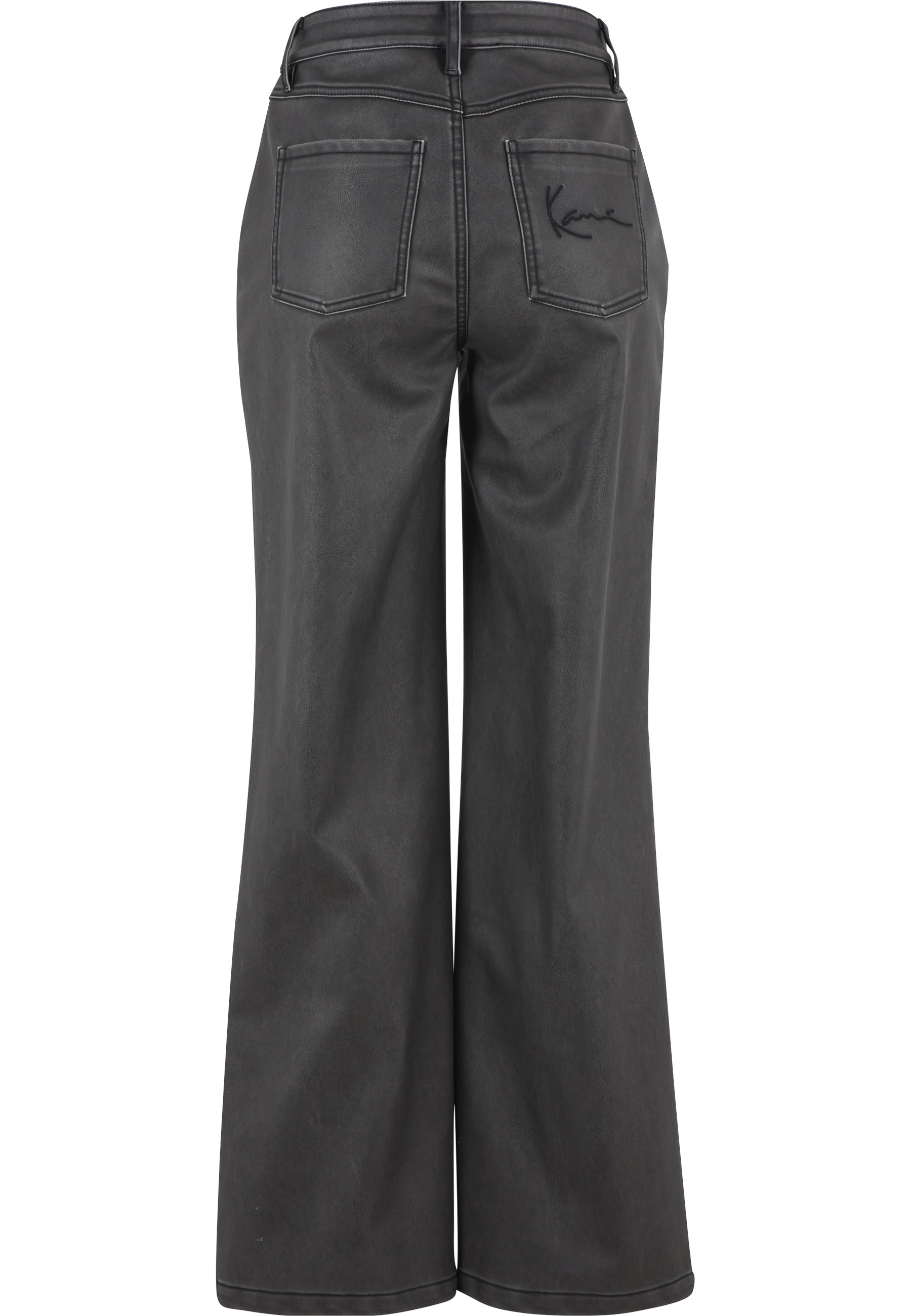 Karl Kani Stoffhose »Karl Kani Signature Pu Wide Leg Pants black«