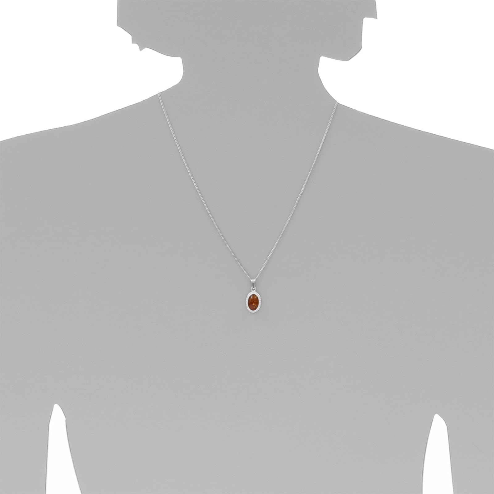 OSTSEE-SCHMUCK Kettenanhänger »- Julie - Silber 925/000 - Bernstein«