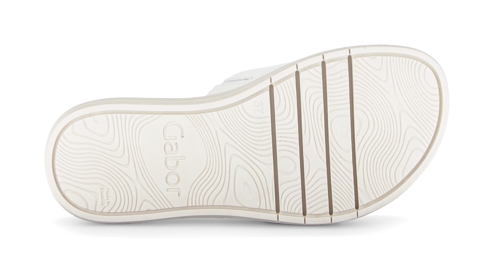 Gabor Pantolette  Plateau, Schlupfschuh, Sommerschuh mit großer Zierschnalle