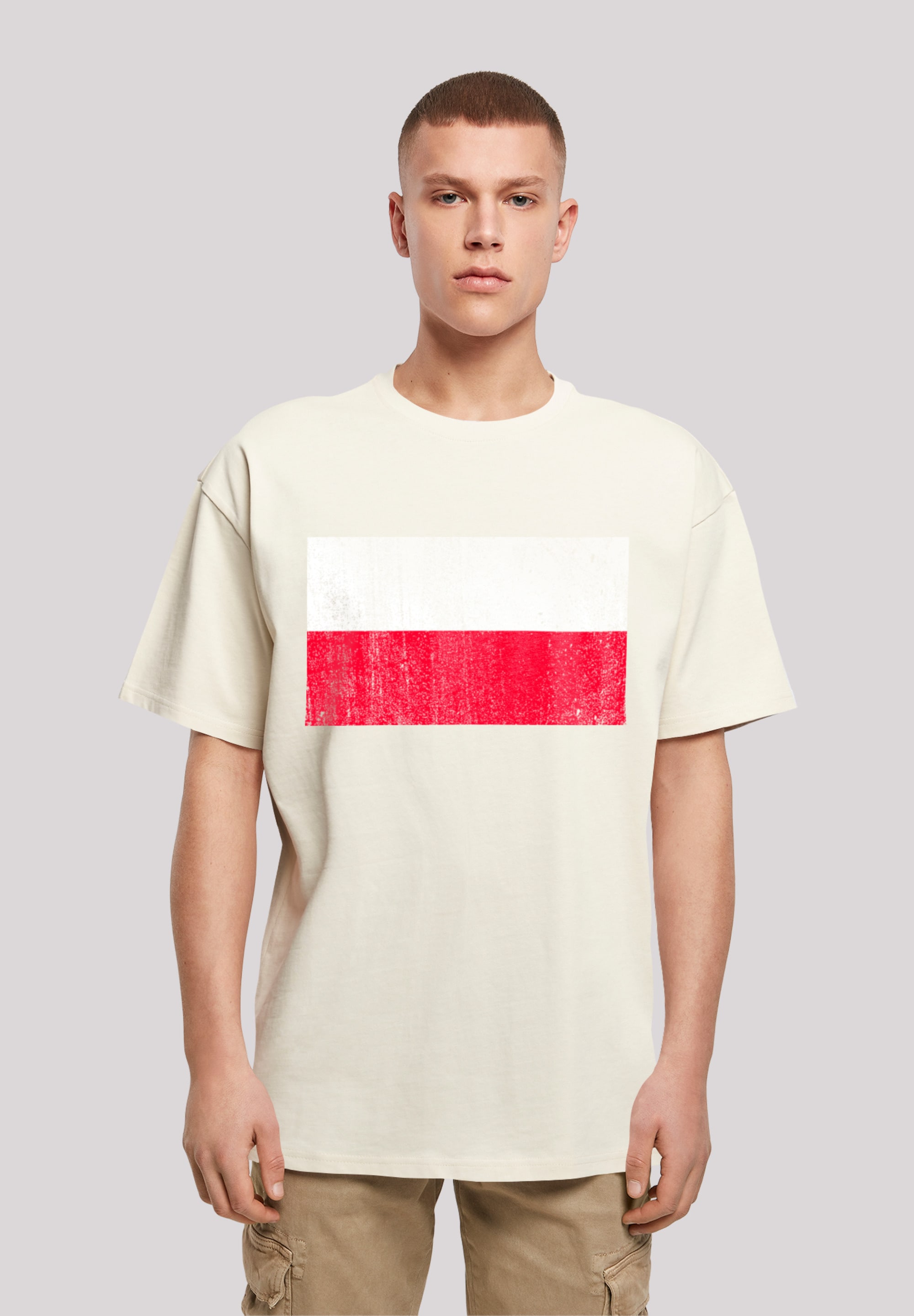 ▷ T-Shirt | Polen BAUR distressed«, F4NT4STIC Keine Angabe für Flagge »Poland