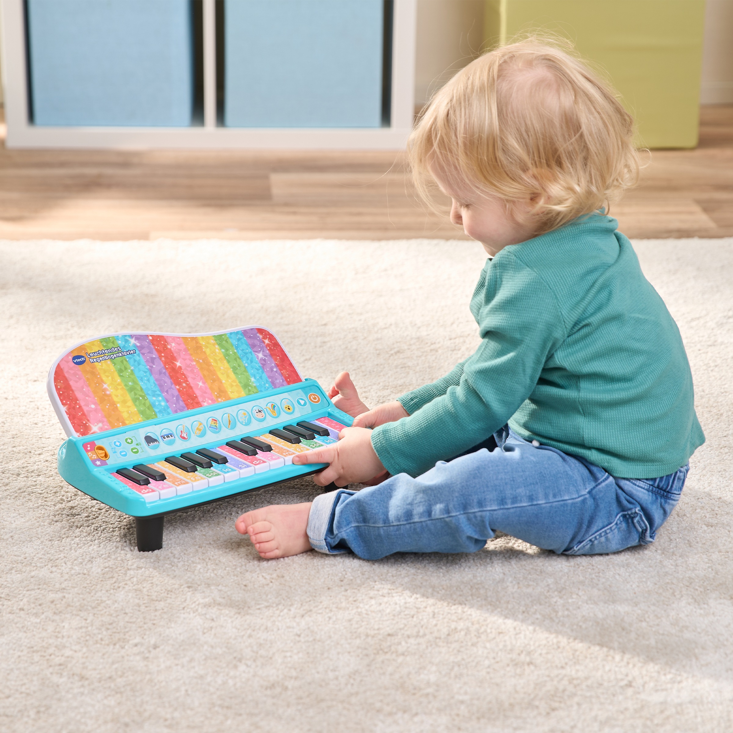 Vtech® Spielzeug-Musikinstrument »Leuchtendes Regenbogenklavier« mit Lichteffekten