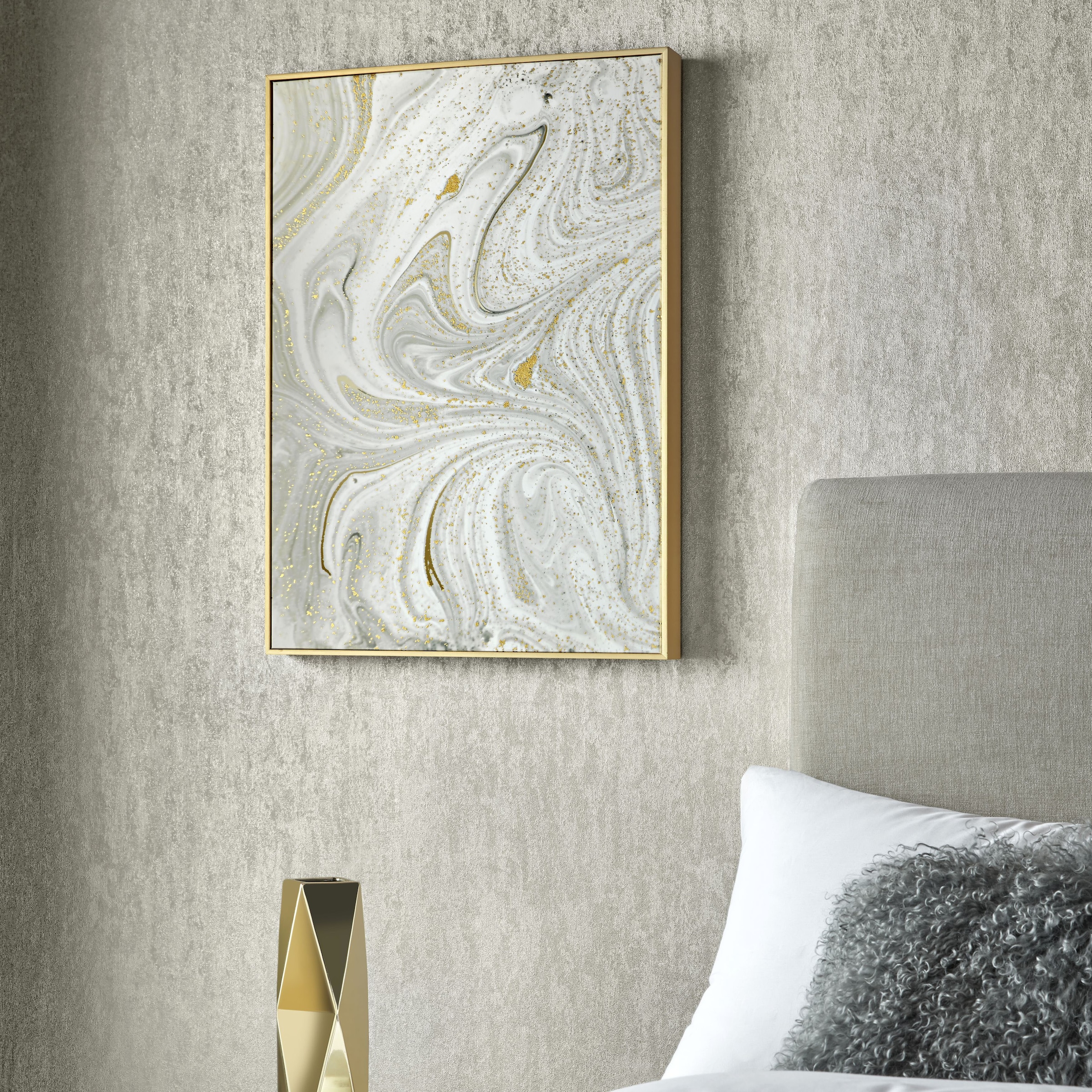 Art for the home Leinwandbild »Luxus Gold Marmor«, (1 St.)