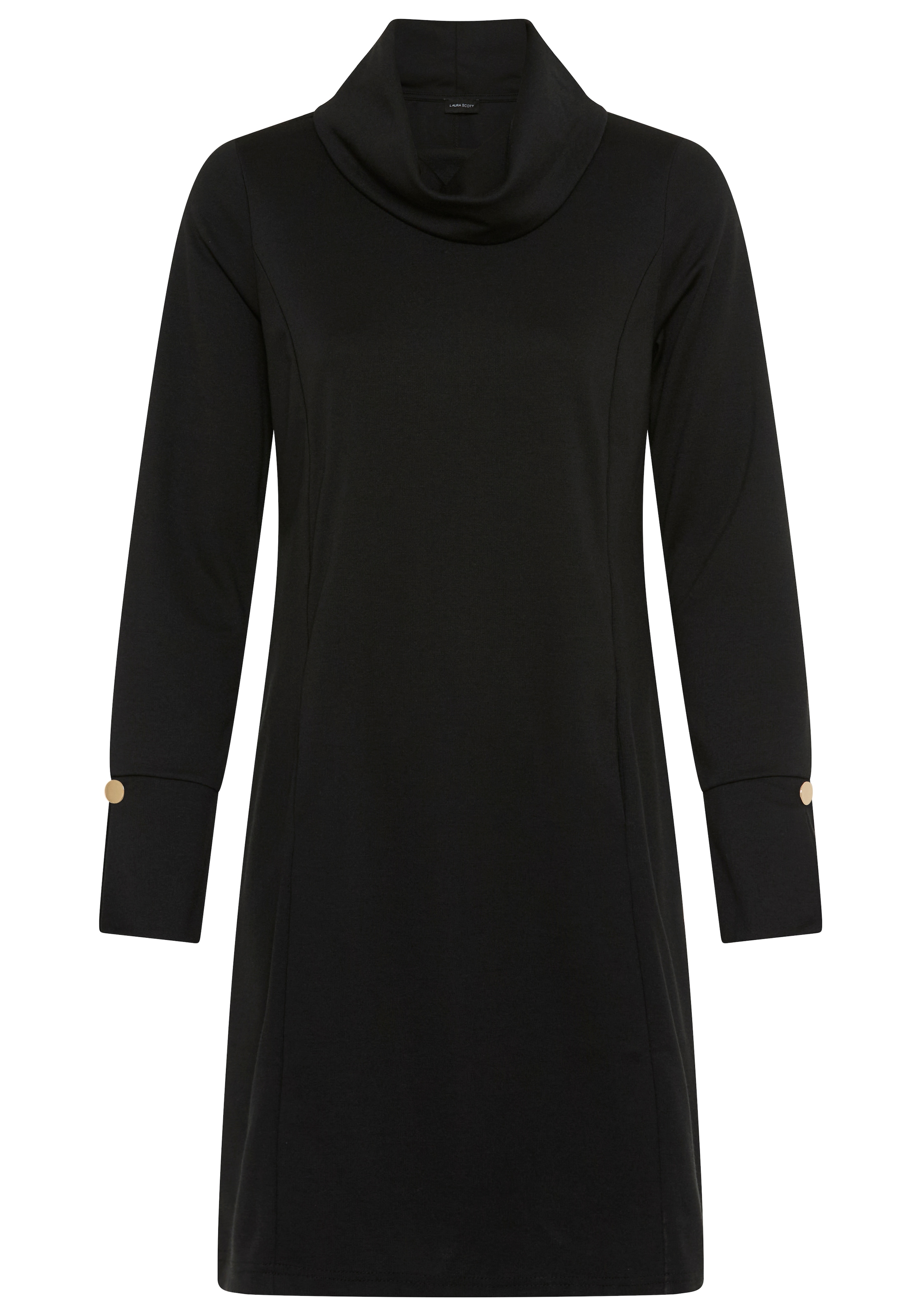 Laura Scott Jerseykleid Nahttaschen aus elastischer Viskosemischung, figurumspielender Schnitt