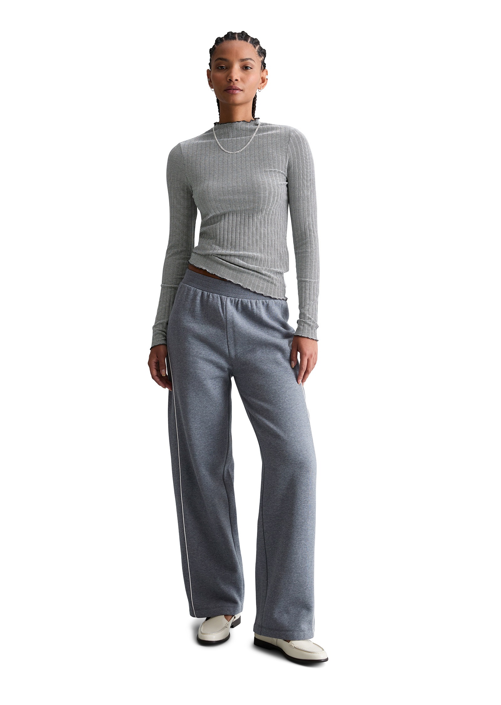 Marc O'Polo DENIM Langarmshirt »aus Bio-Baumwoll-Mix«