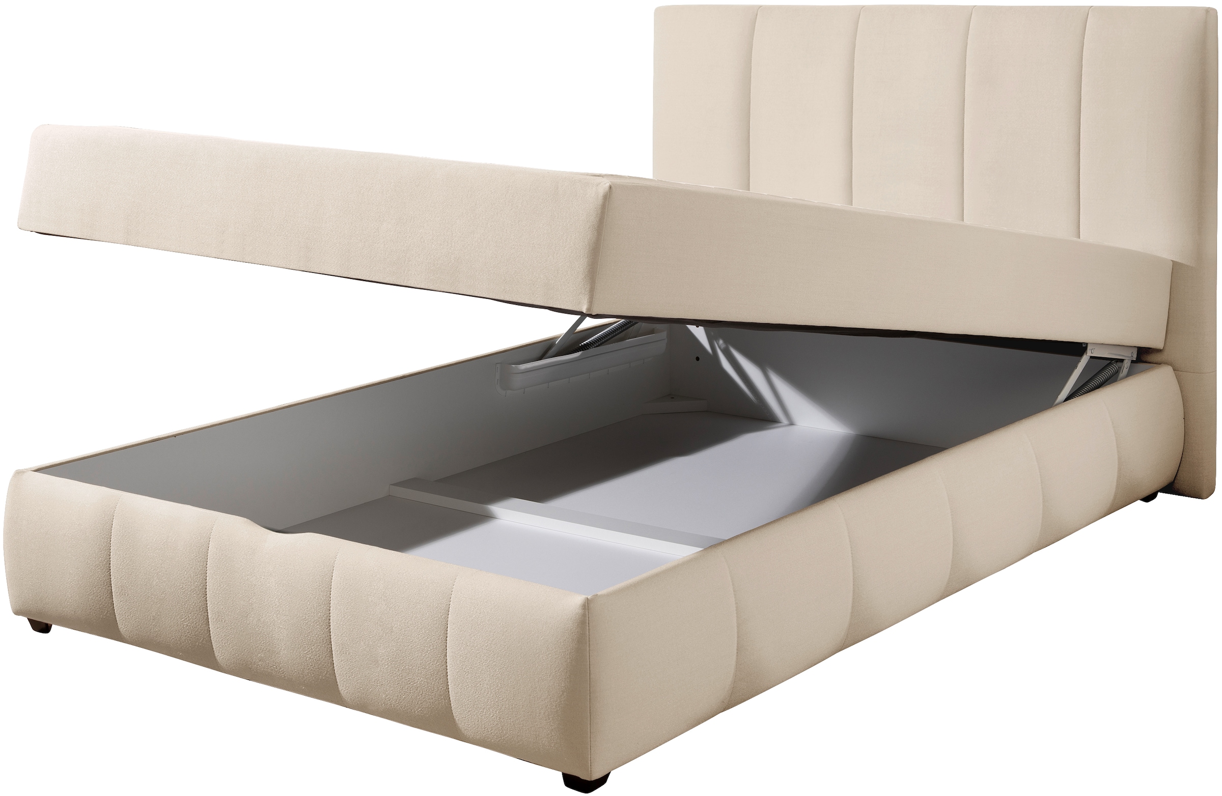 INOSIGN Boxbett »Hartley«, Inkl. Bettkasten & Topper, wählbar in H2, H3 o. H4