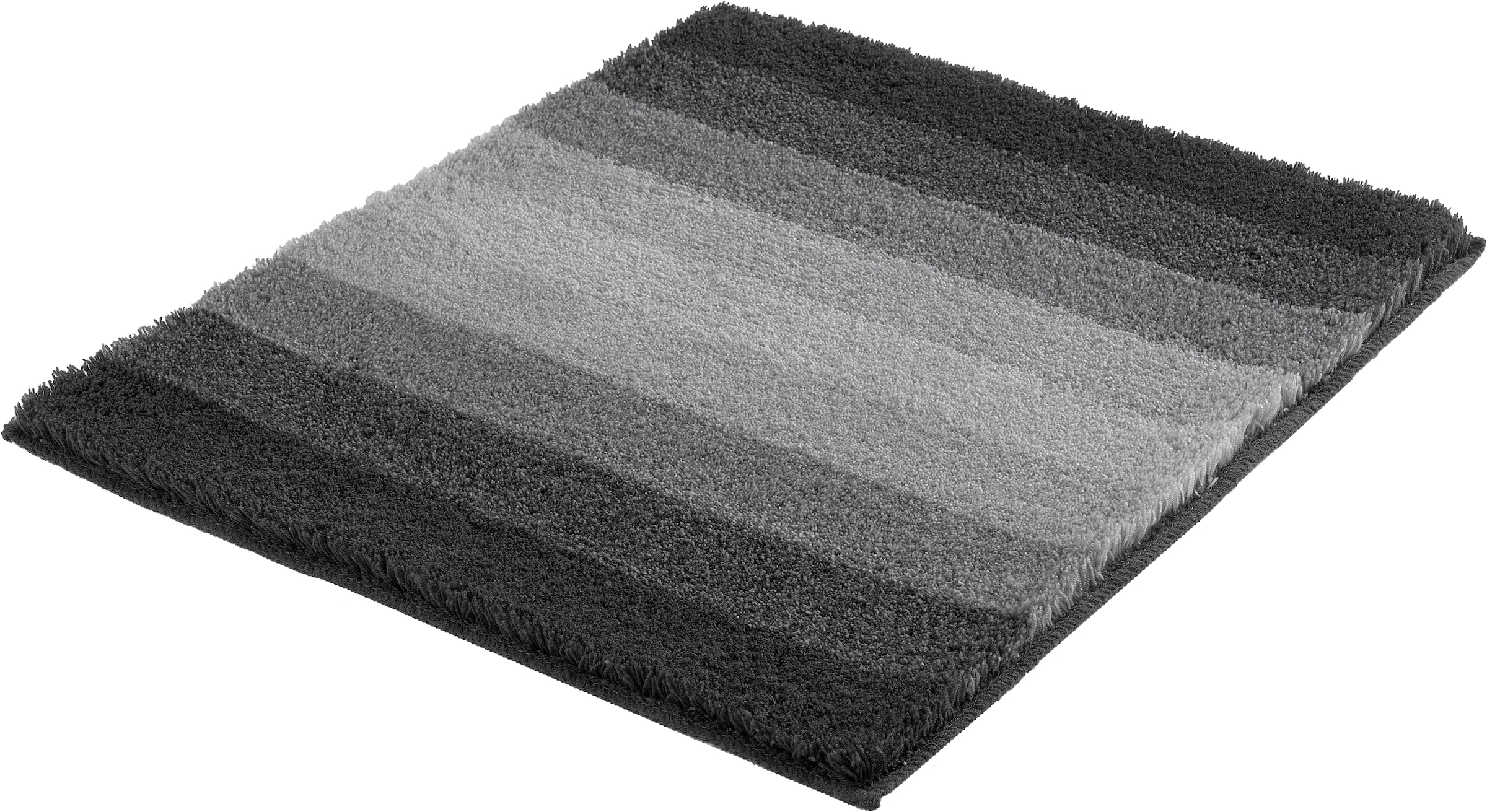 MEUSCH Badematte "Palace" Höhe 20 mm rutschhemmend beschichtet fußbodenheizungsgeeignet mordernes Streifendesign im Farbverlauf