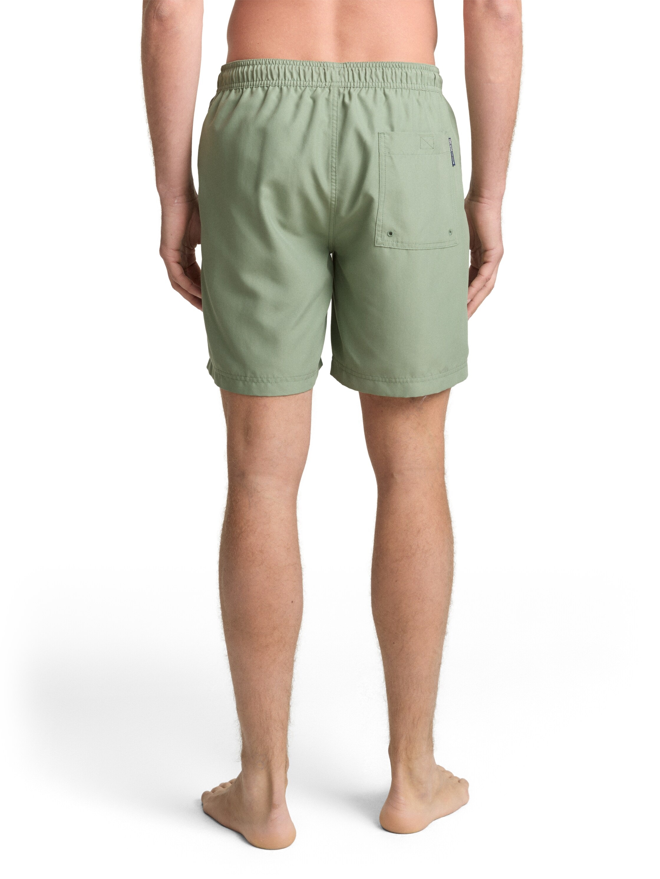 TOM TAILOR Denim Badeshorts Schwimmshorts mit Eingrifftaschen und Gummibund