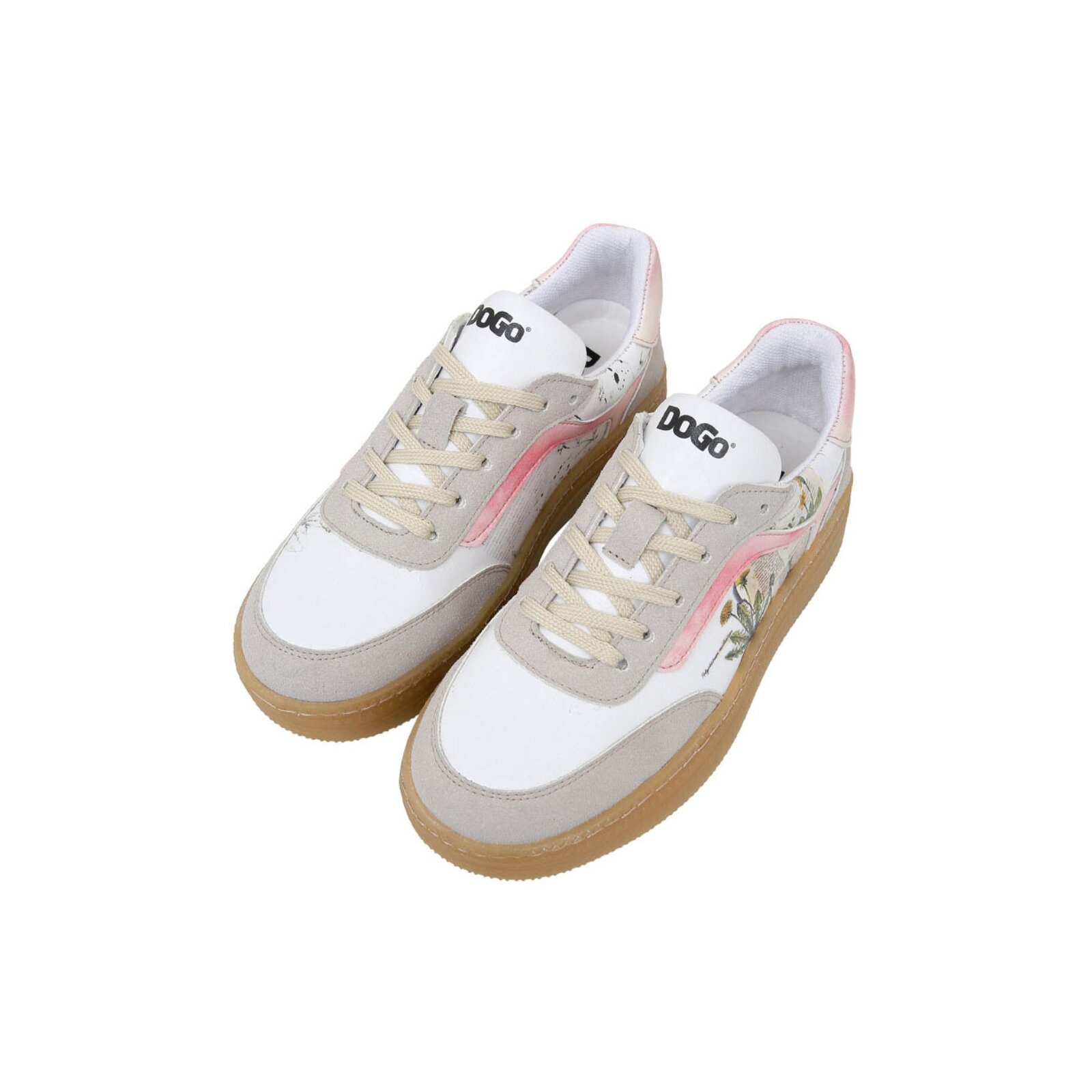 DOGO Sneaker »Monet Low-Top Sneaker Botanical Notes Damen Sneaker«  Handgefertigt