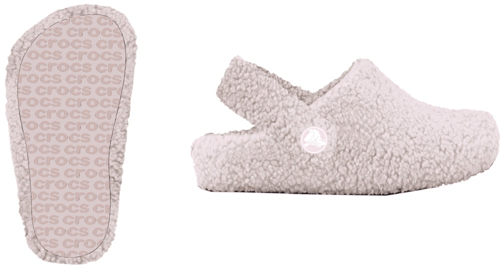 Crocs Hausschuh »Classic Cozzy Slipper K«, Pantoffel, Clog mit Filzwolle