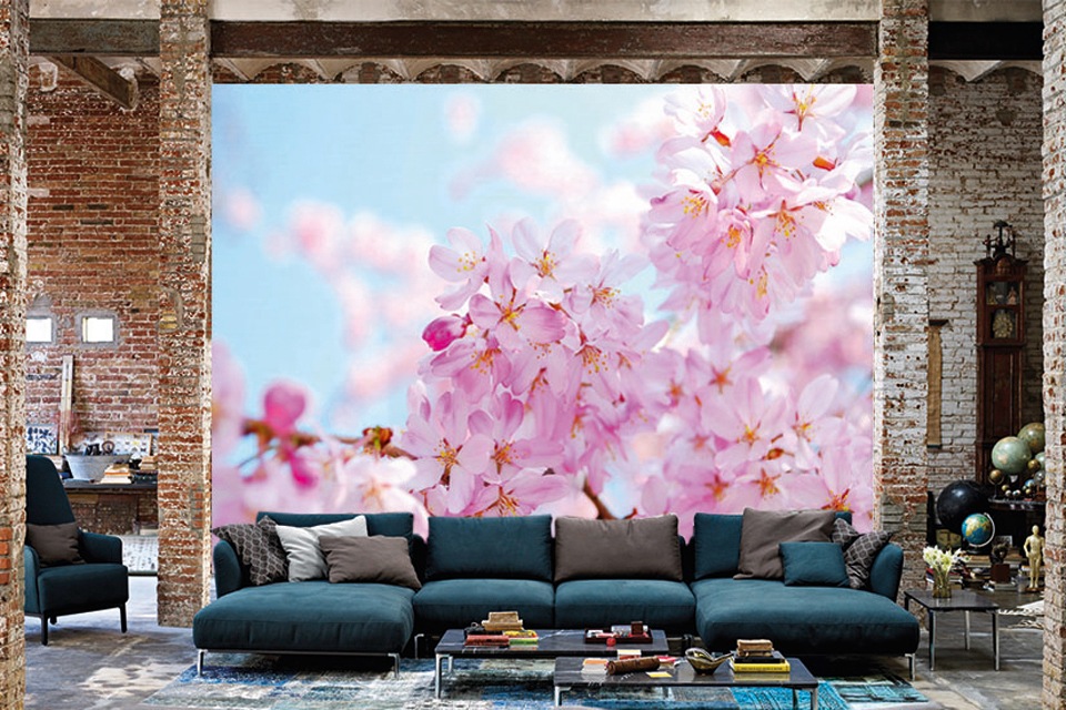 Papermoon Fototapete »Cherry Blossom«