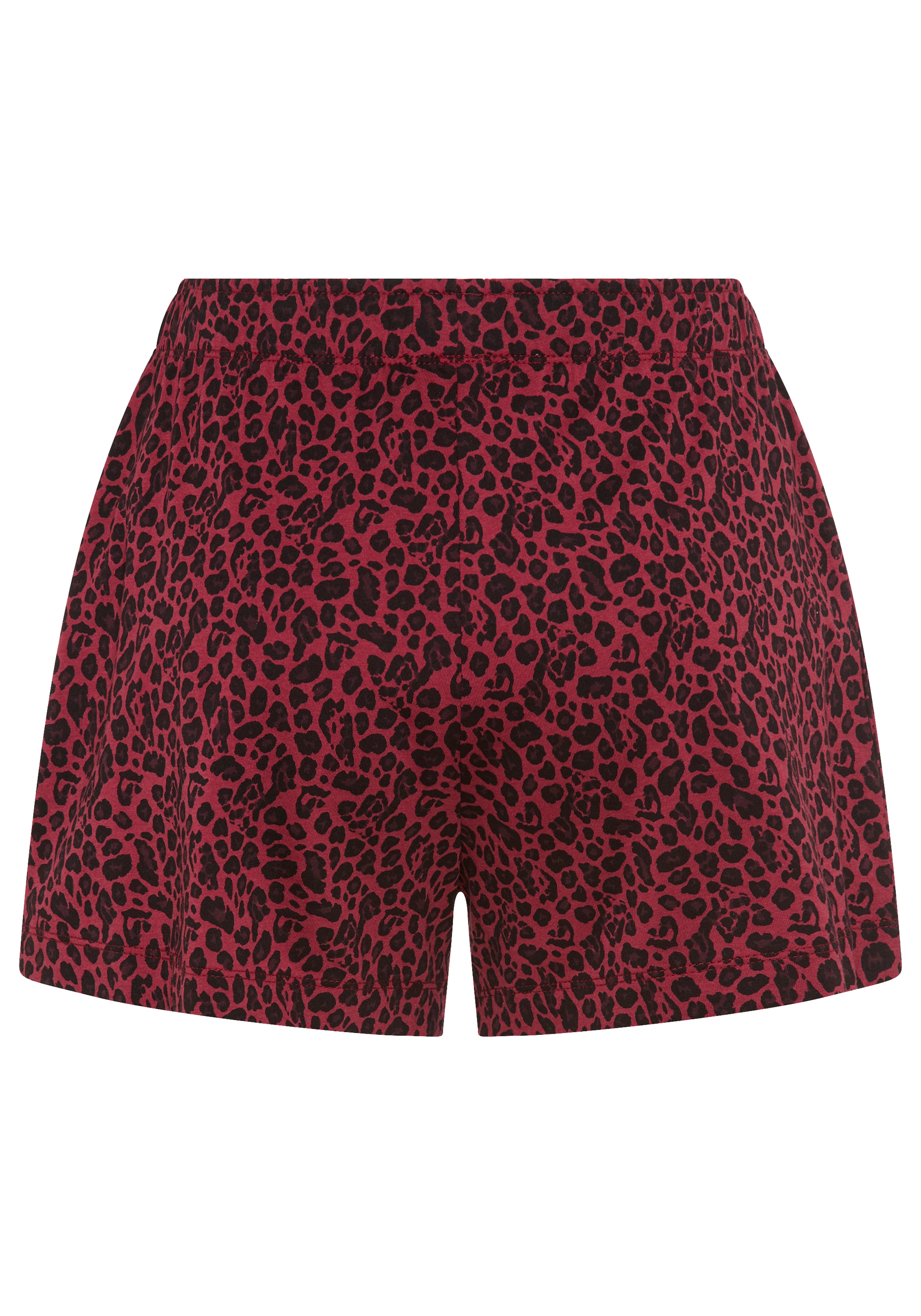 s.Oliver Pyjamashorts  mit Leo All-Over-Druck
