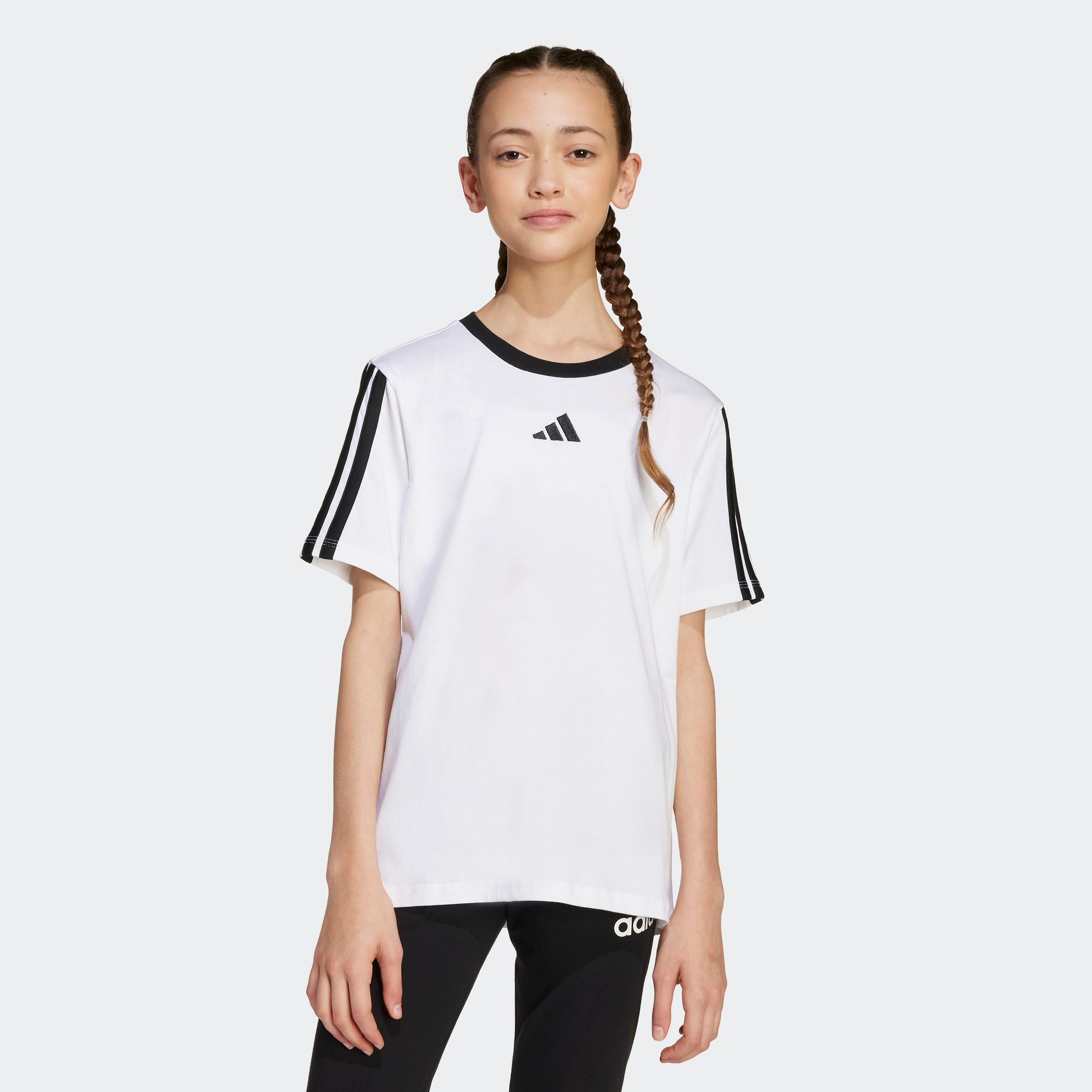 adidas Sportswear T-Shirt "ESSENTIALS KIDS" für Kinder, mit Rundhalsausschnitt, ohne Verschluss, aus Baumwolle