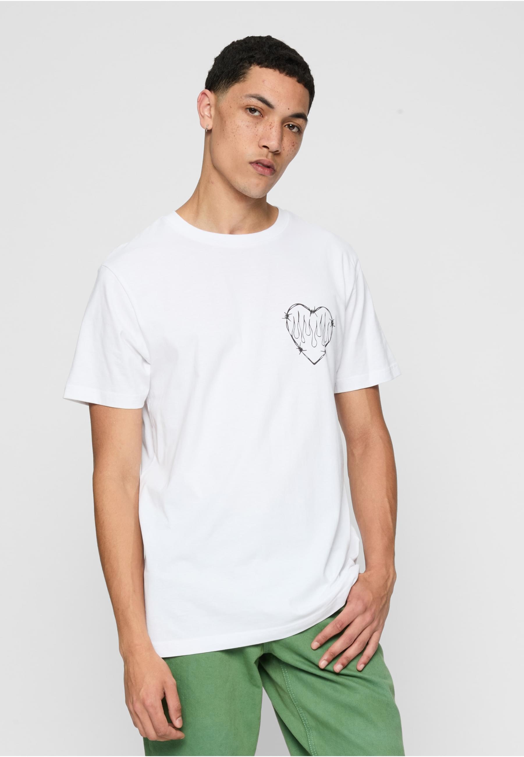 MisterTee T-Shirt »MisterTee Damen Burning Hearts Tee«, (1 tlg.)