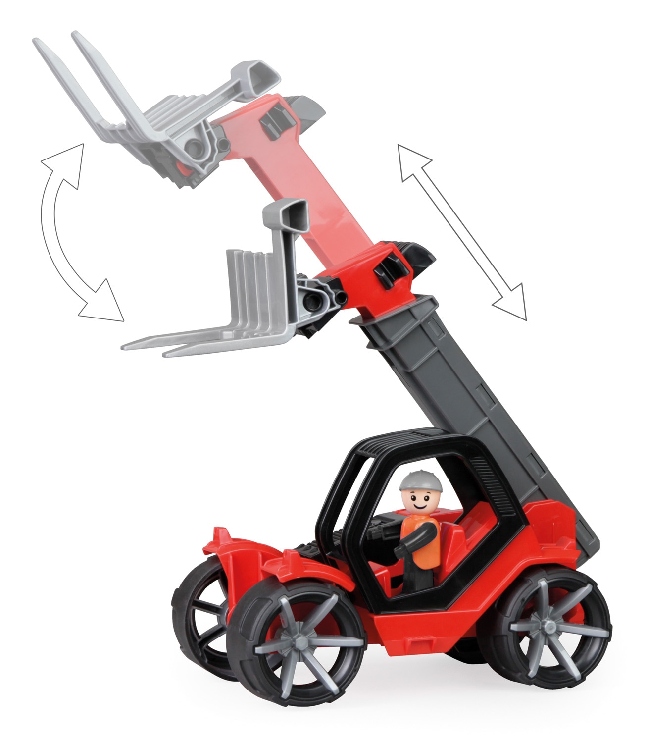 Lena® Spielzeug-Bagger »Truxx Teleskoplader mit Palette« Made in Europe