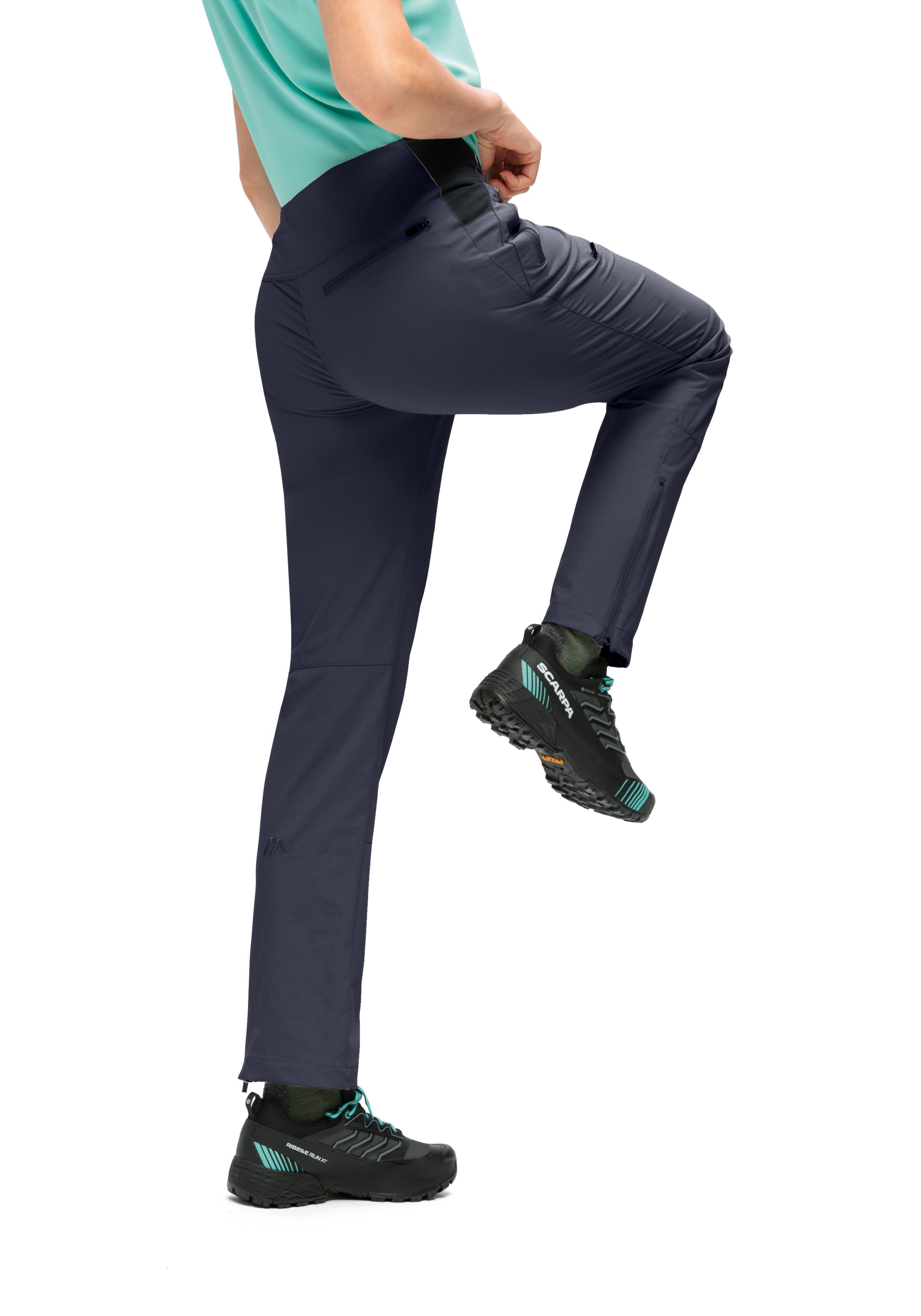 Maier Sports Outdoorhose »Inara slim Vario«, Damen Wanderhose, Funktionshose mit Variobund und 4 Taschen, Slim Fit