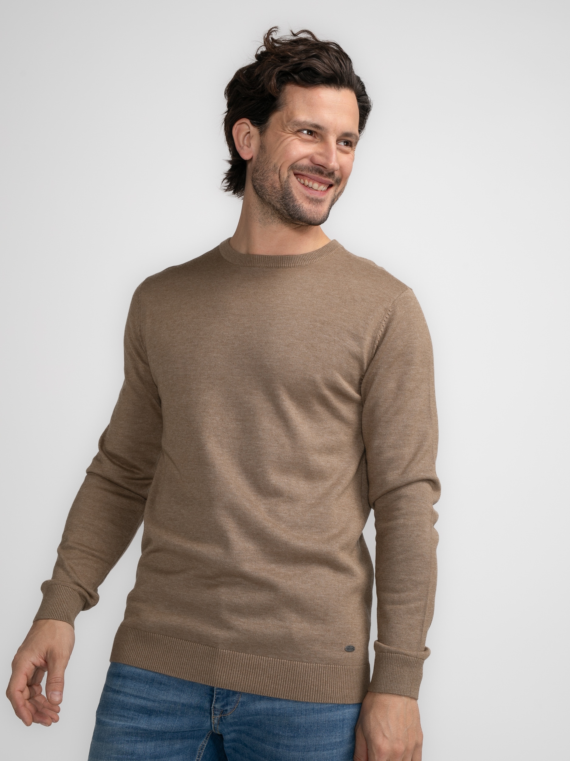 Petrol Industries Rundhalspullover »Men Knitwear Round Neck Basic«