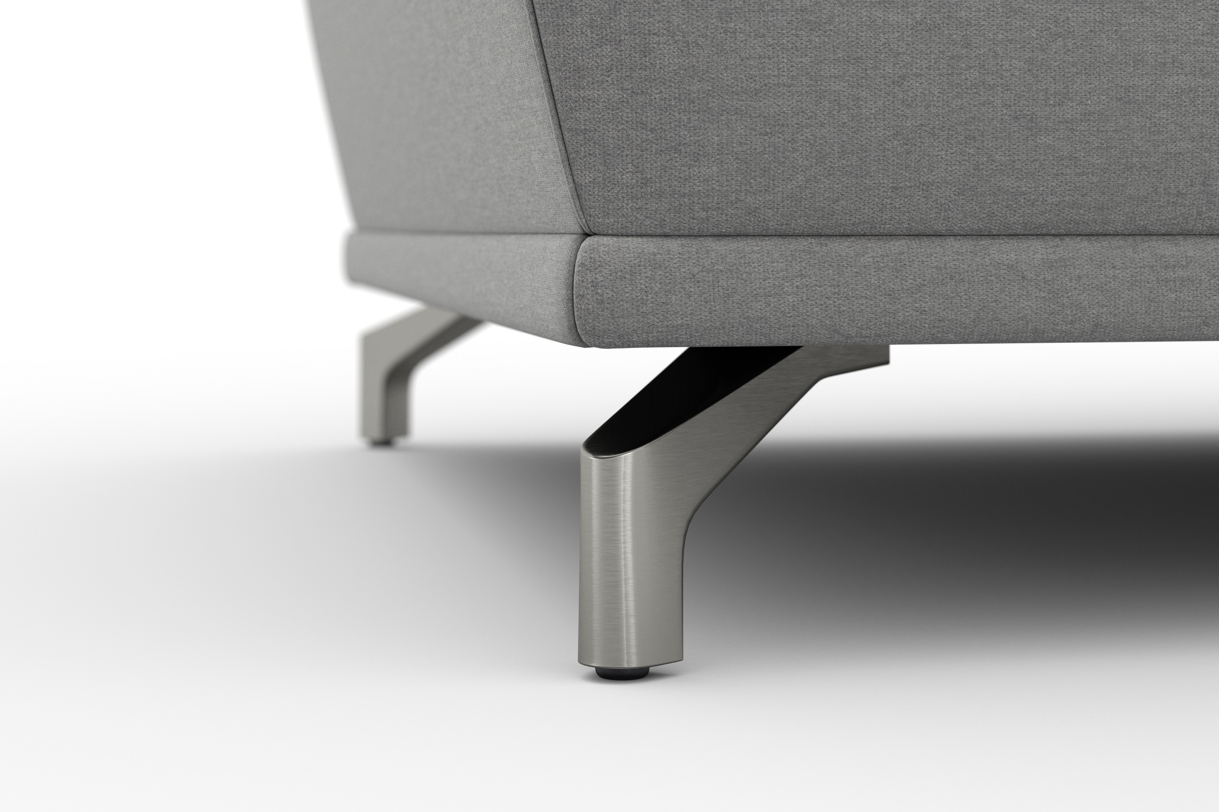 sit&more Ecksofa »Cabrio L-Form, mit Sitztiefenverstellung, Arm- und Kopfteilverstellung«, 2 Nierenkissen, Federkern, optional Bettfunktion und Stauraum