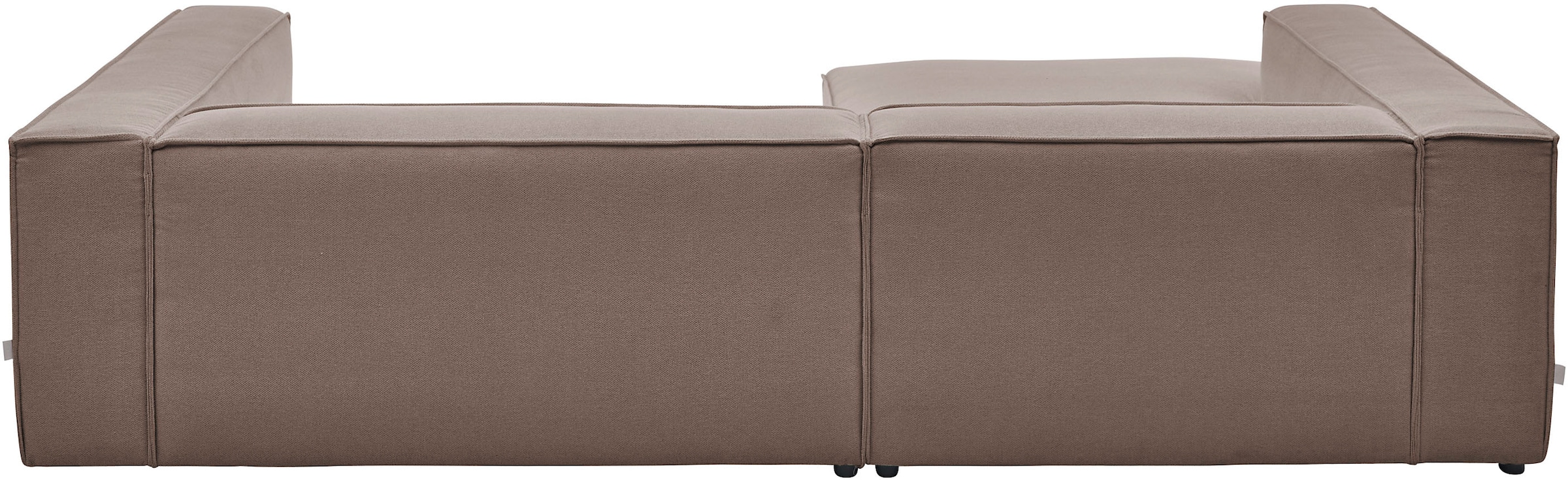 LeGer Home by Lena Gercke Ecksofa »PIARA XXL, Big-Sofa, Cord, Leinenoptik o. Strukturstoff, L-Form«, wahlweise Ottomane rechts/links, Kedernaht, extra tiefe Sitzfläche