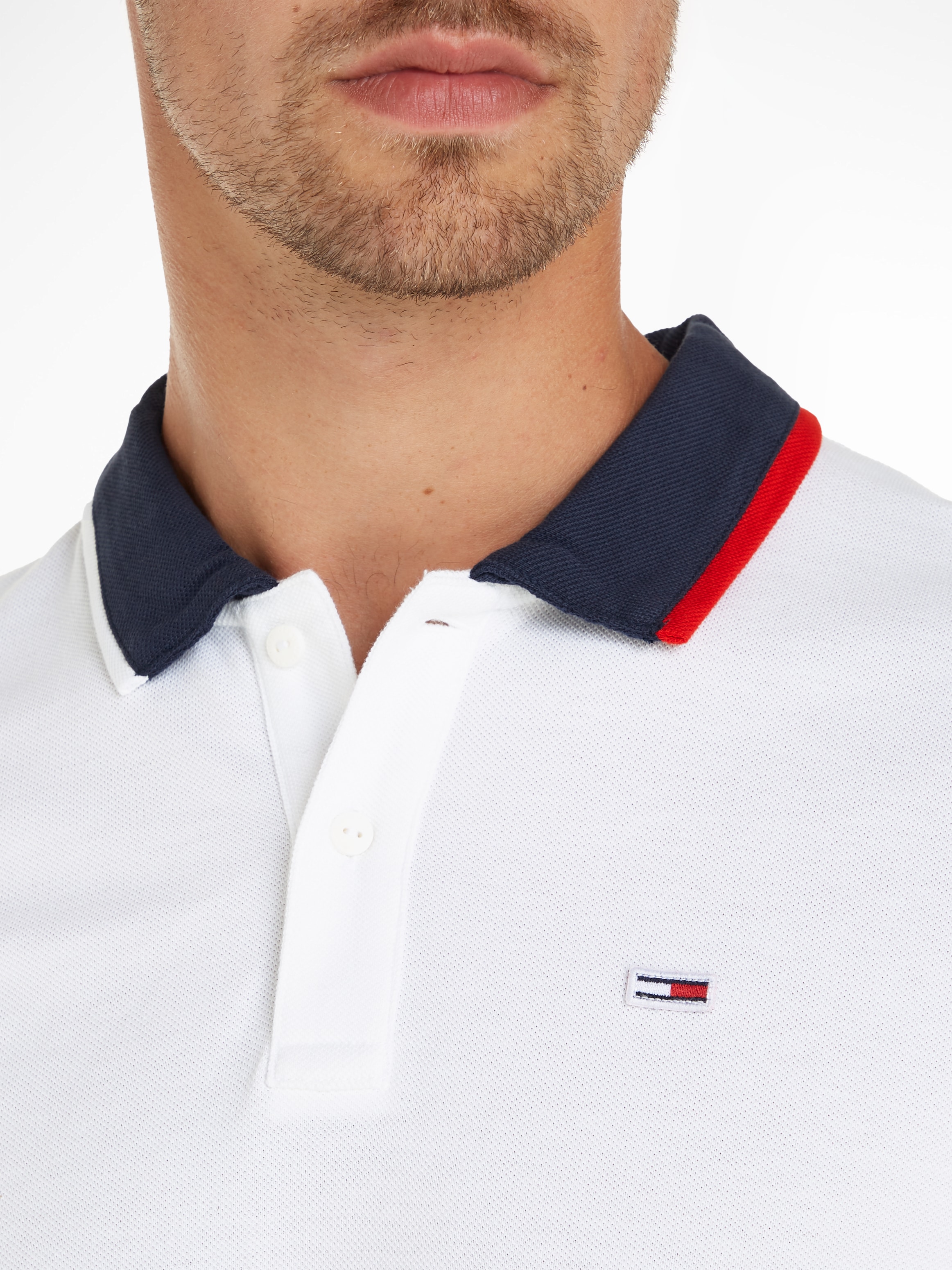 Tommy Jeans Poloshirt »TJM REG FLAG NECK POLO«