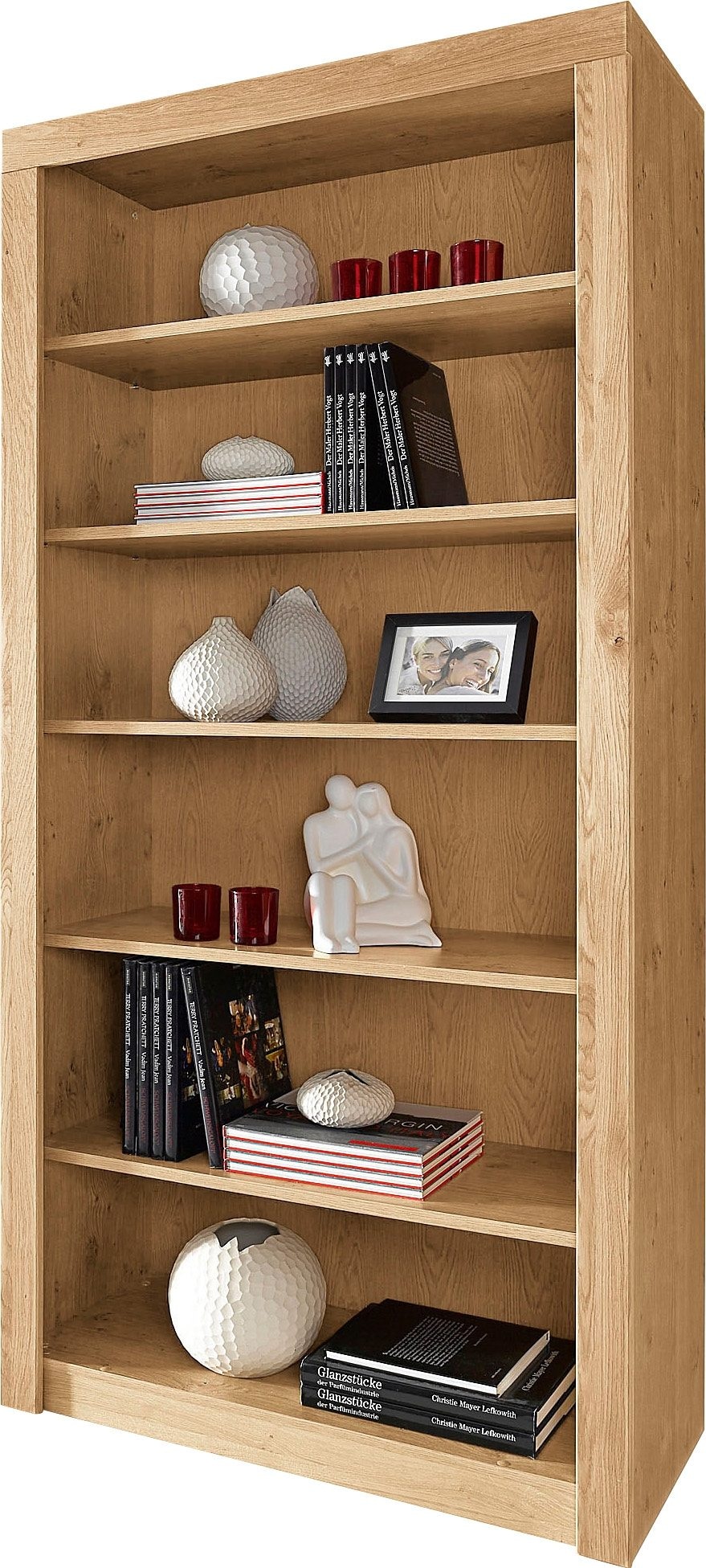 VOGL Möbelfabrik Bücherregal "Toronto", in 2 Höhen, Breite 90 cm, teilmassi günstig online kaufen