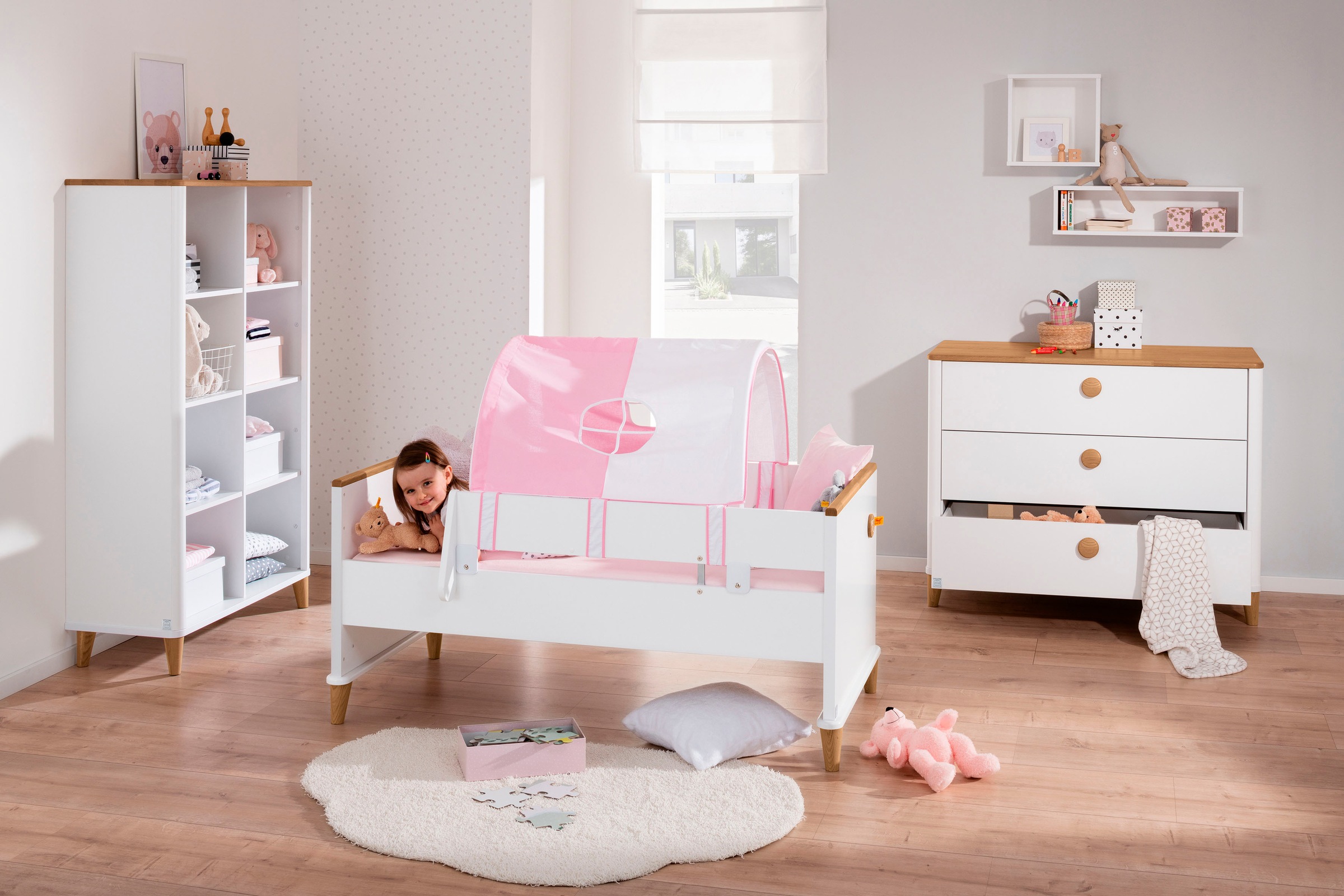 PAIDI Kinderregal "LOTTE & FYNN Steiff by PAIDI, 8 offene Fächer, 96cm Brei günstig online kaufen