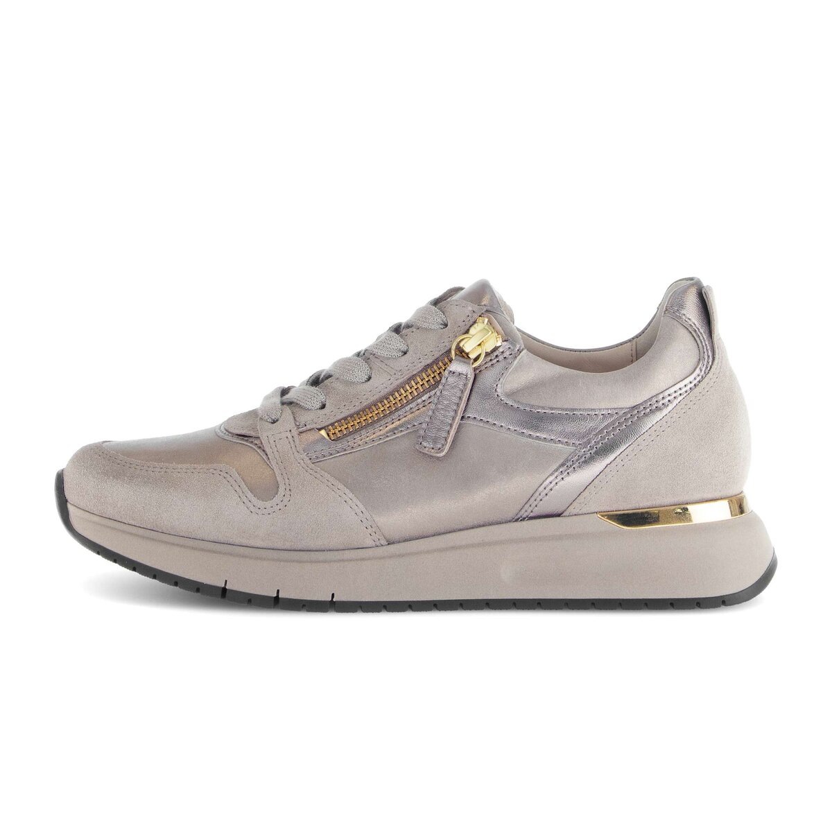 Gabor Sneaker "Sneaker low Materialmix Leder" günstig online kaufen