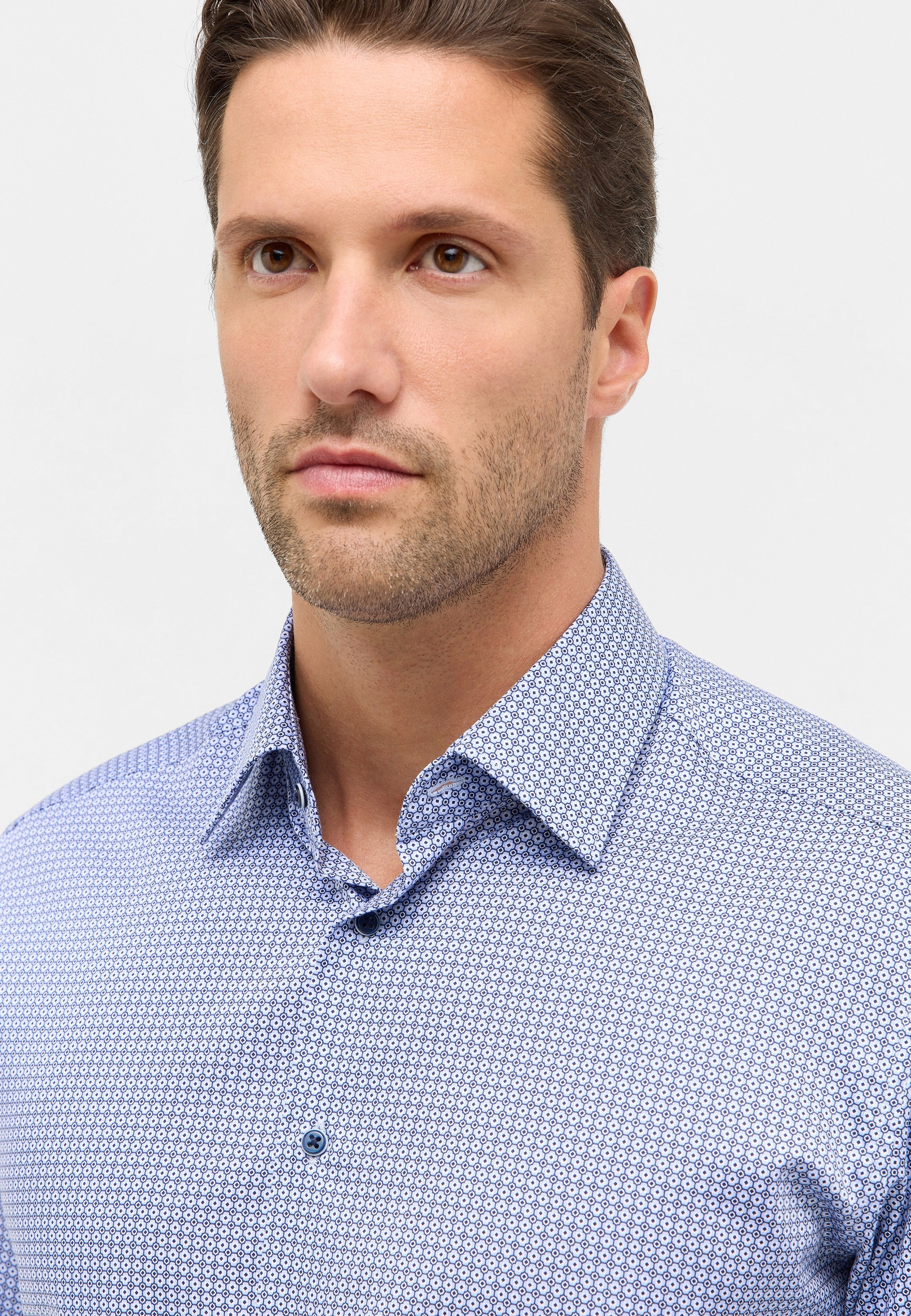 Eterna Langarmhemd »MODERN FIT«, NON IRON (bügelfrei)