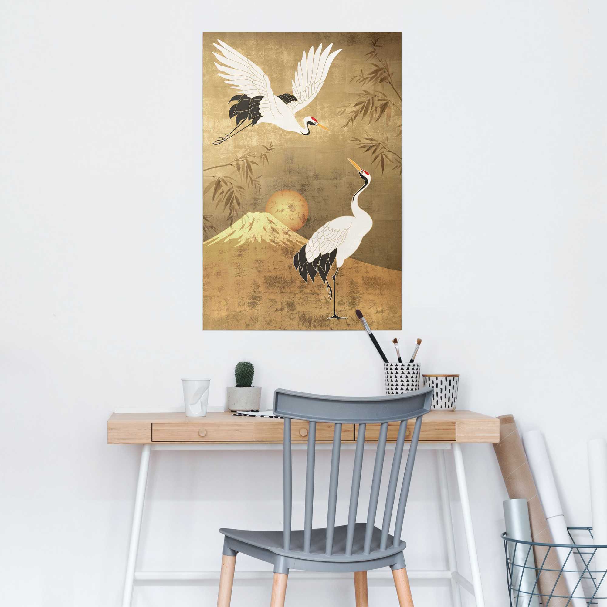 Reinders Poster "Kraniche" günstig online kaufen
