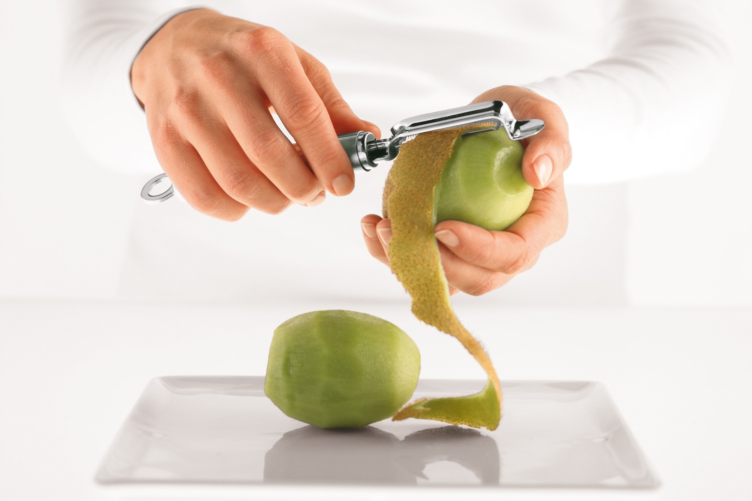 RÖSLE Sparschäler Tomaten- und Kiwischäler mit Strunkentferner, Edelstahl 1 günstig online kaufen
