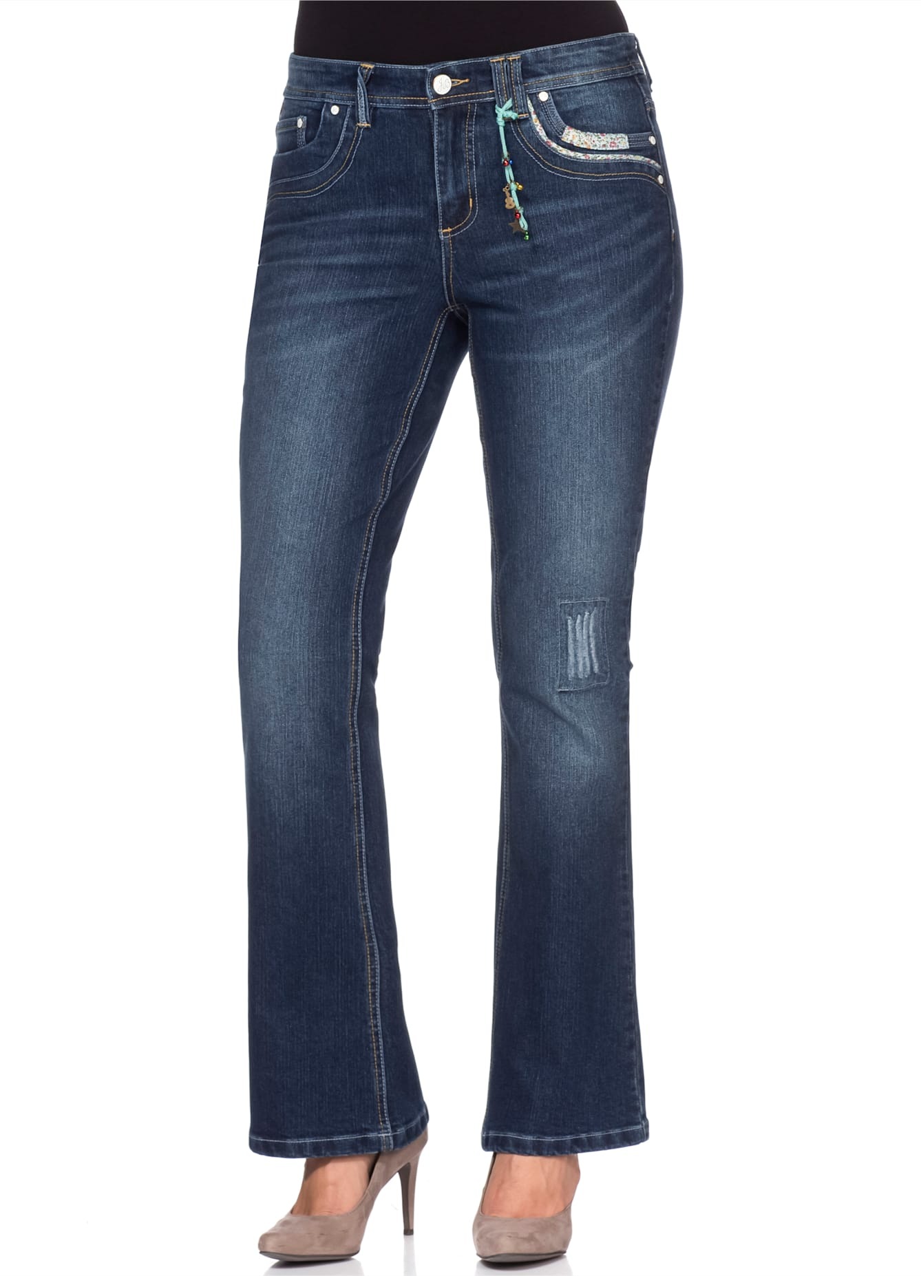 sheego by Joe Browns Bootcut-Jeans 1 Stk. tlg. günstig online kaufen