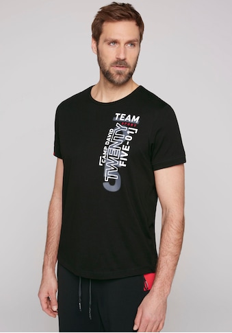 CAMP DAVID Marškinėliai su nedidelis Label Print ...
