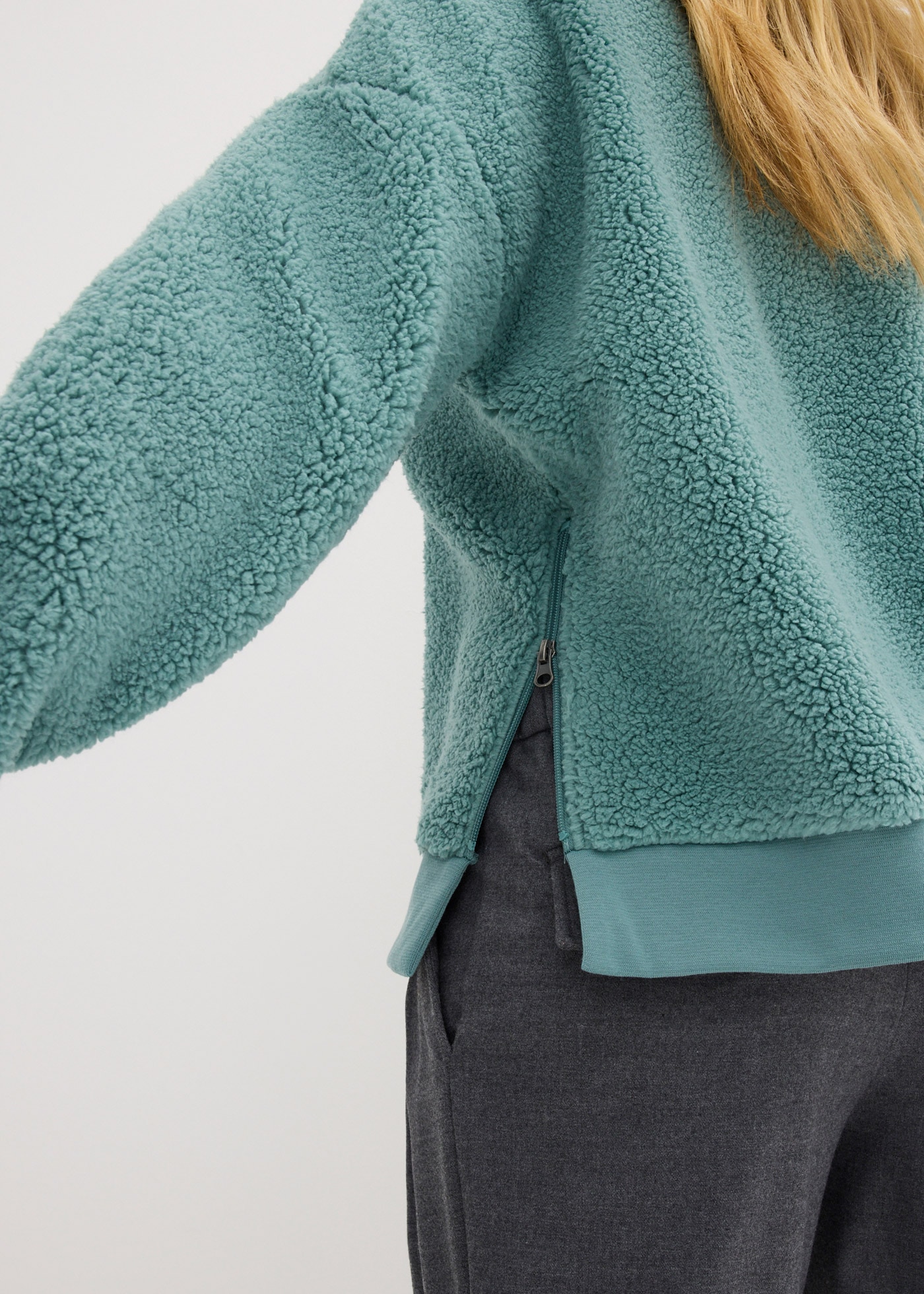 bonprix Fleecepullover »Teddy-Fleecepullover«, Teddy-Fleecepullover
