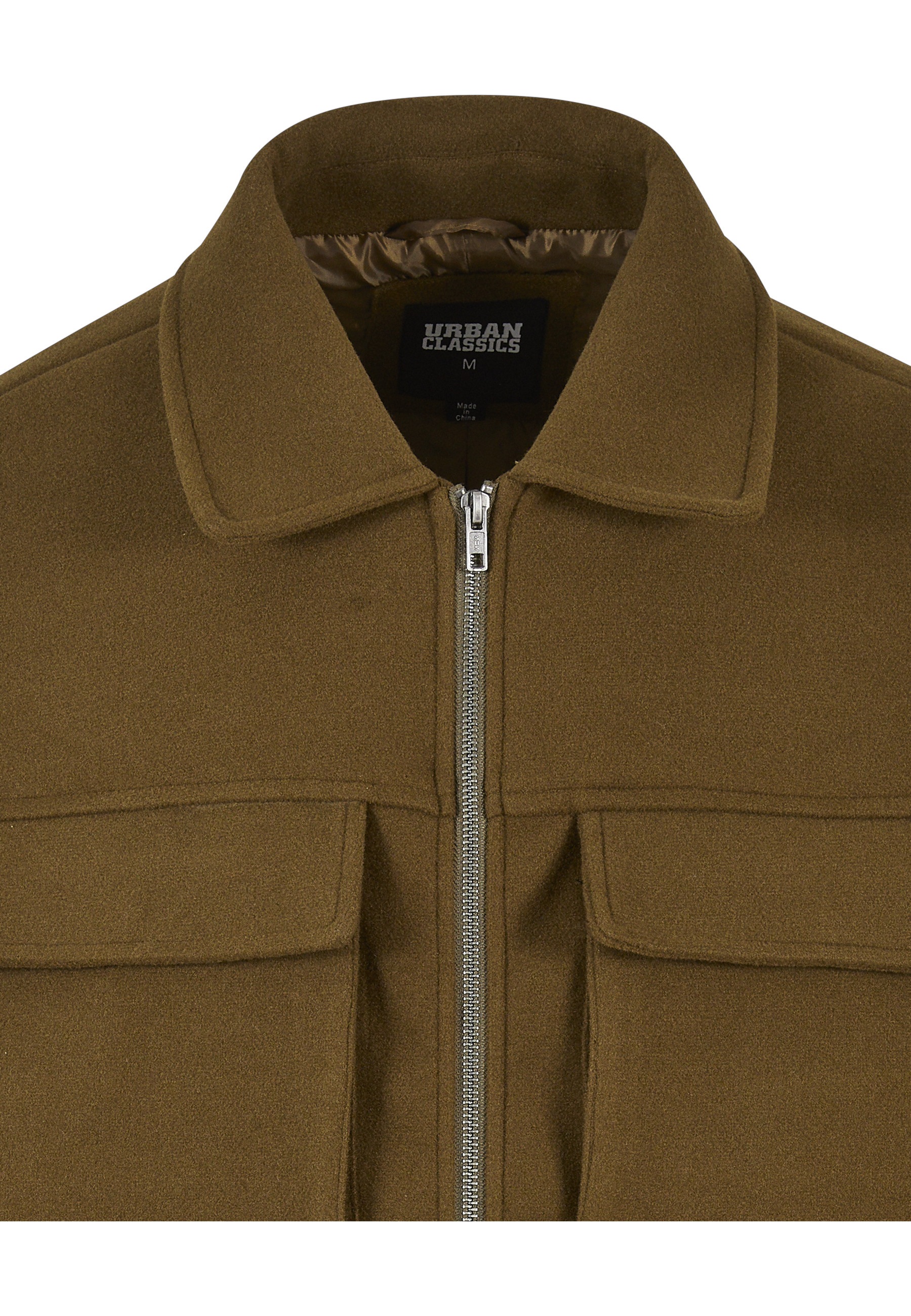 URBAN CLASSICS Allwetterjacke »Urban Classics Herren Big Pocket Blouson« 1 Stk. tlg. ohne Kapuze