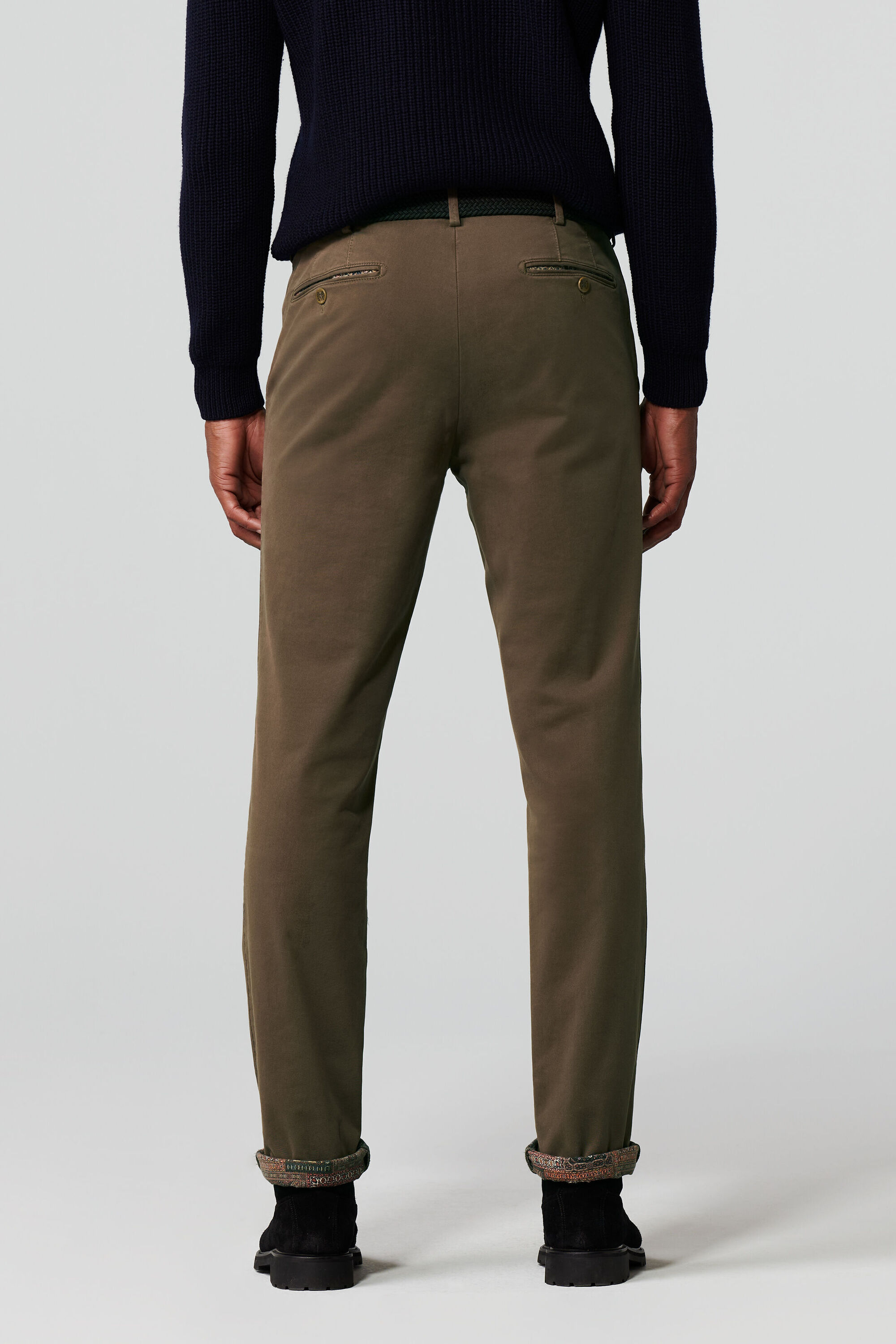 Thumbnail - MEYER Chinos "Bonn" mit Ziersteppung und Knopf