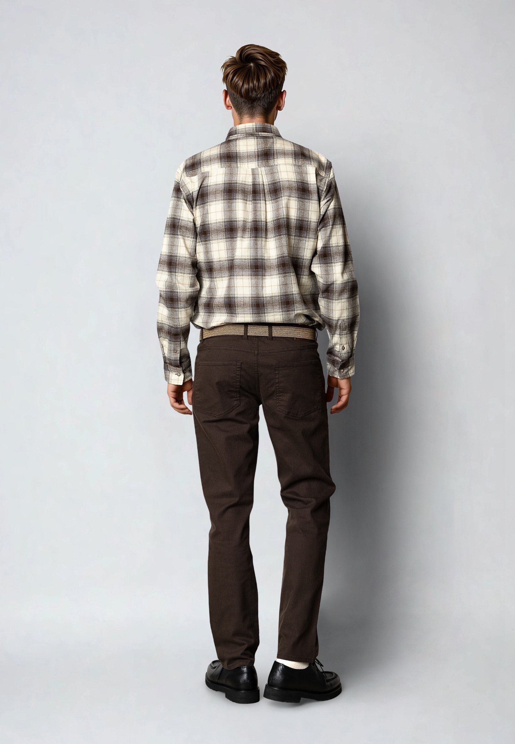 Clean Cut Copenhagen Langarm-Poloshirt »Clean Cut Copenhagen Dylan Checked Flannel Shirt« 1 Stk.