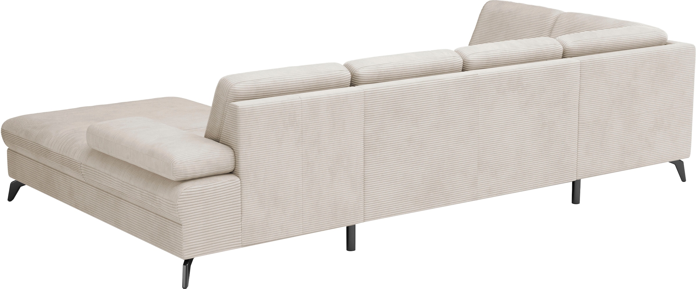 sit&more Wohnlandschaft »Morris Jubi U-Form«, inkl. Armteilfunktion und 1 Zierkissen, wahlweise mit Bettfunktion